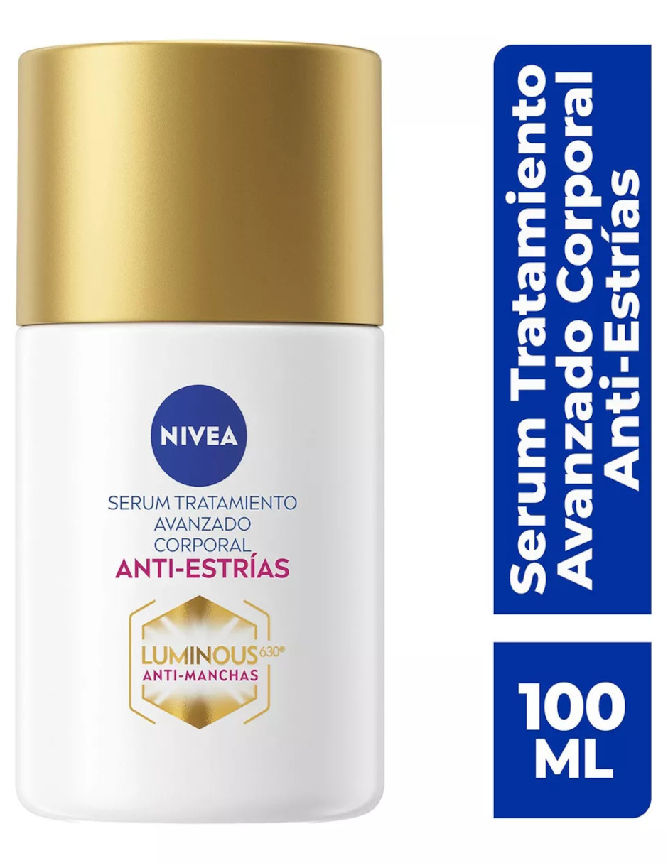 Foto 5 pulgar | Nivea Luminous Serum Aceite Corporal Anti-estrías + Termo Güish Gratis