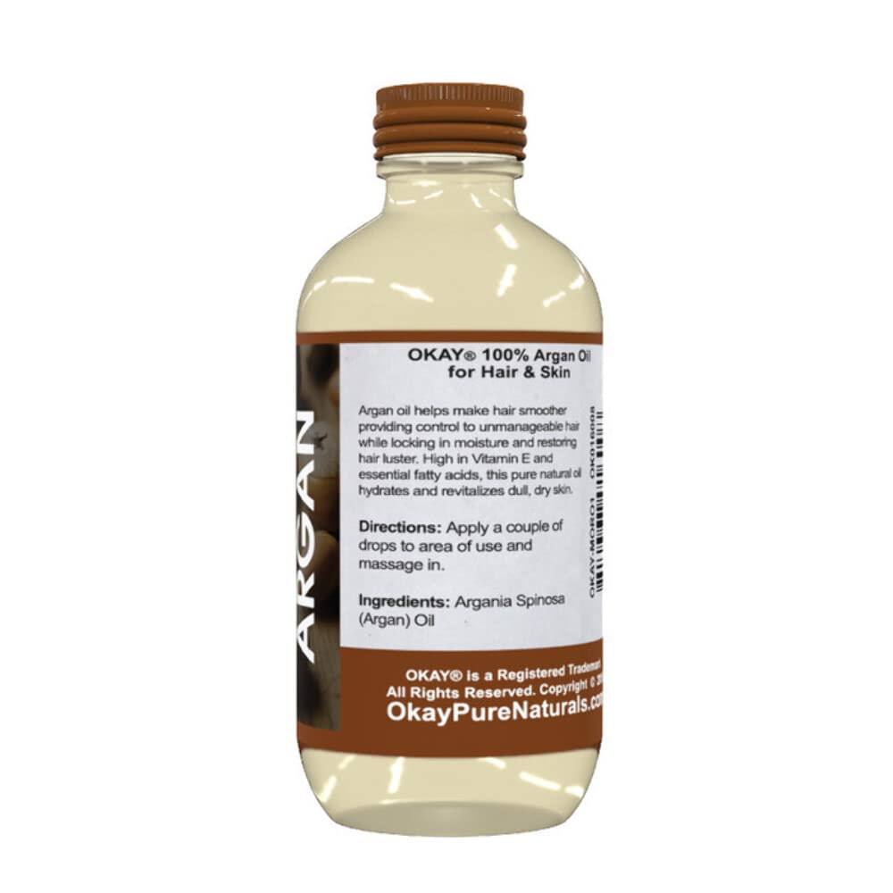 Foto 3 pulgar | Aceite De Argán Okay 100% Pure Naturals 30 Ml - Venta Internacional.