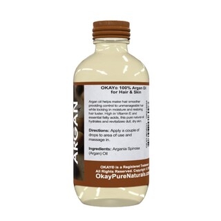 Foto 2 | Aceite De Argán Okay 100% Pure Naturals 30 Ml - Venta Internacional.