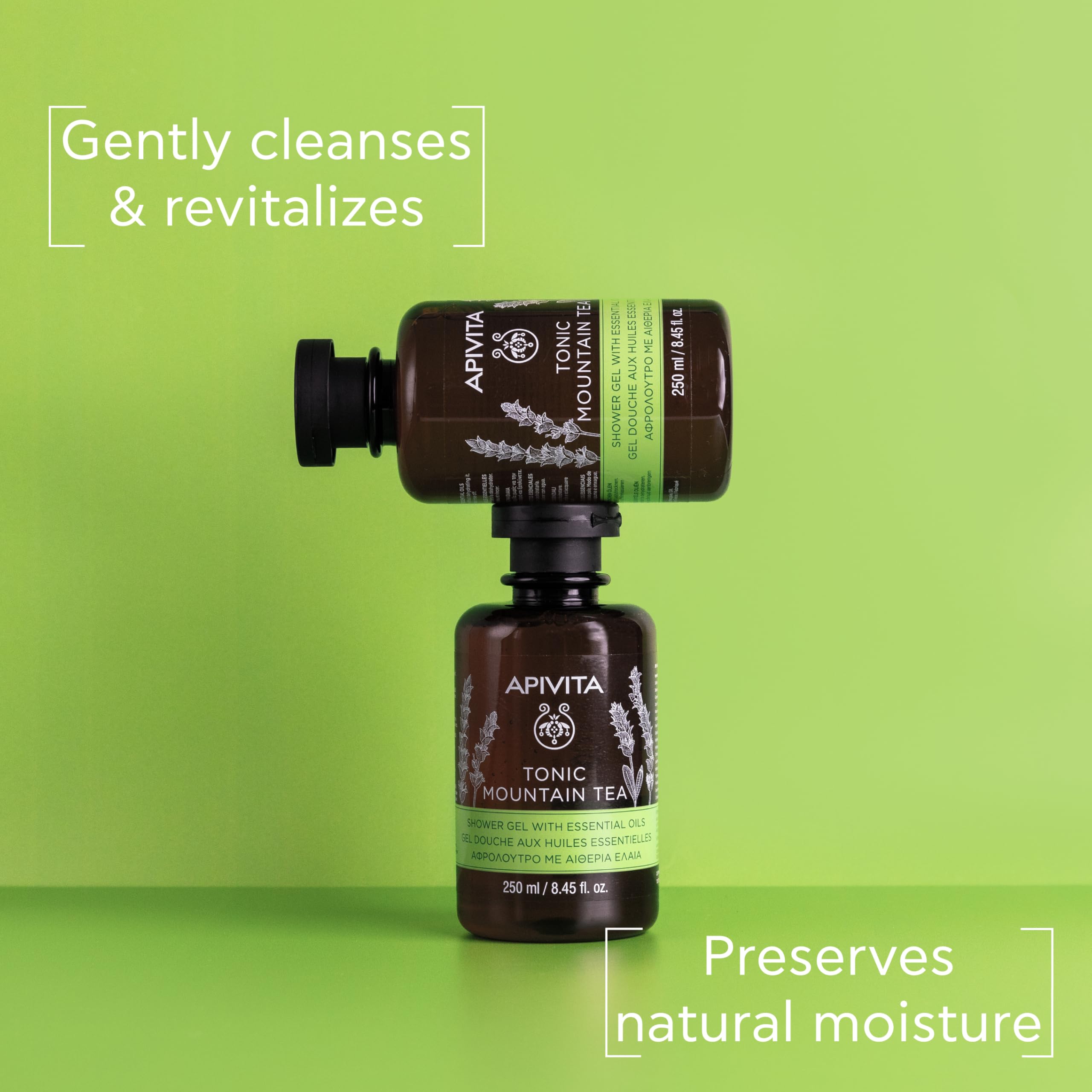 Foto 2 | Gel De Ducha Apivita Tonic Mountain Tea 250 Ml - Venta Internacional.