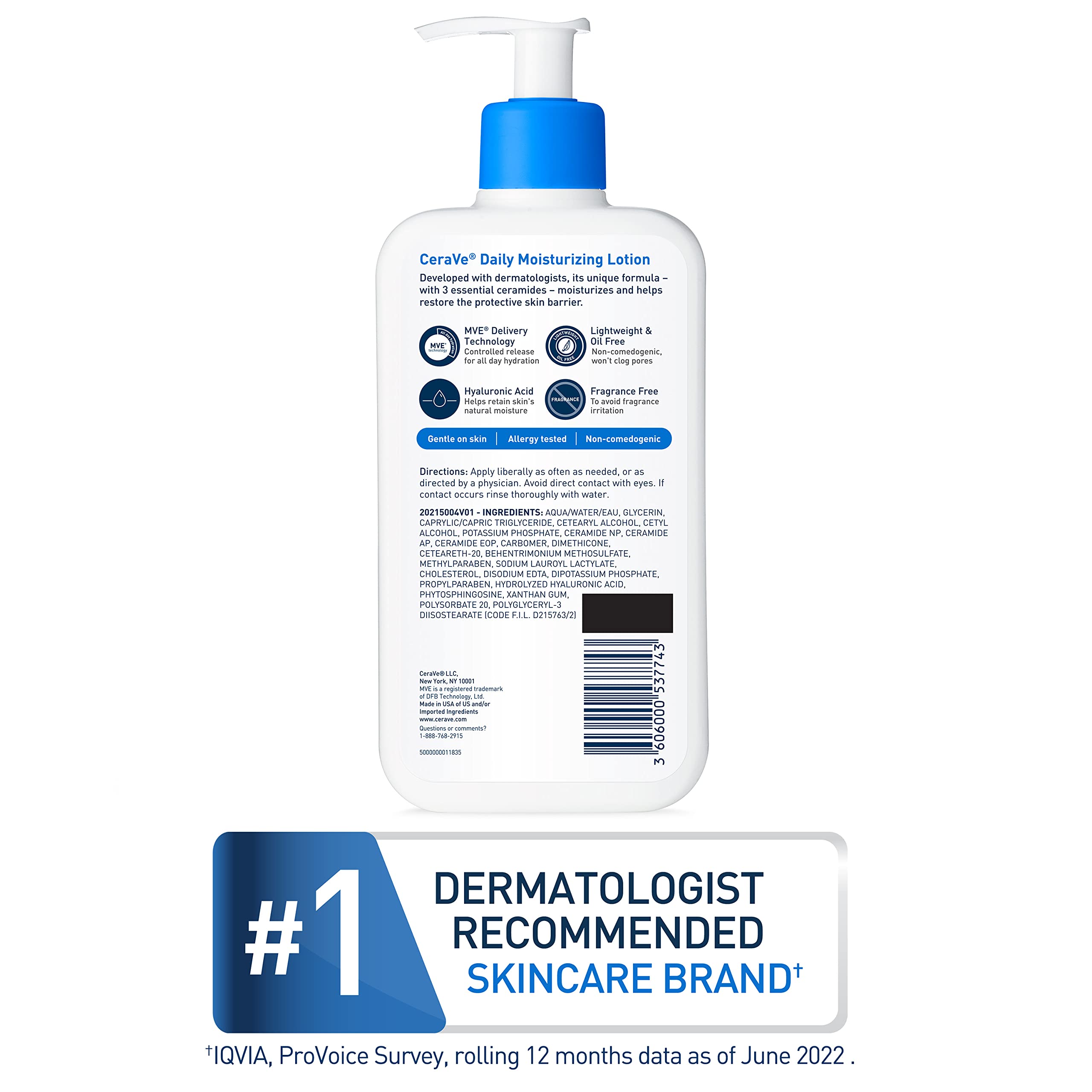 Foto 6 pulgar | Loción Hidratante Cerave Daily Para Piel Seca 560 Ml - Venta Internacional.