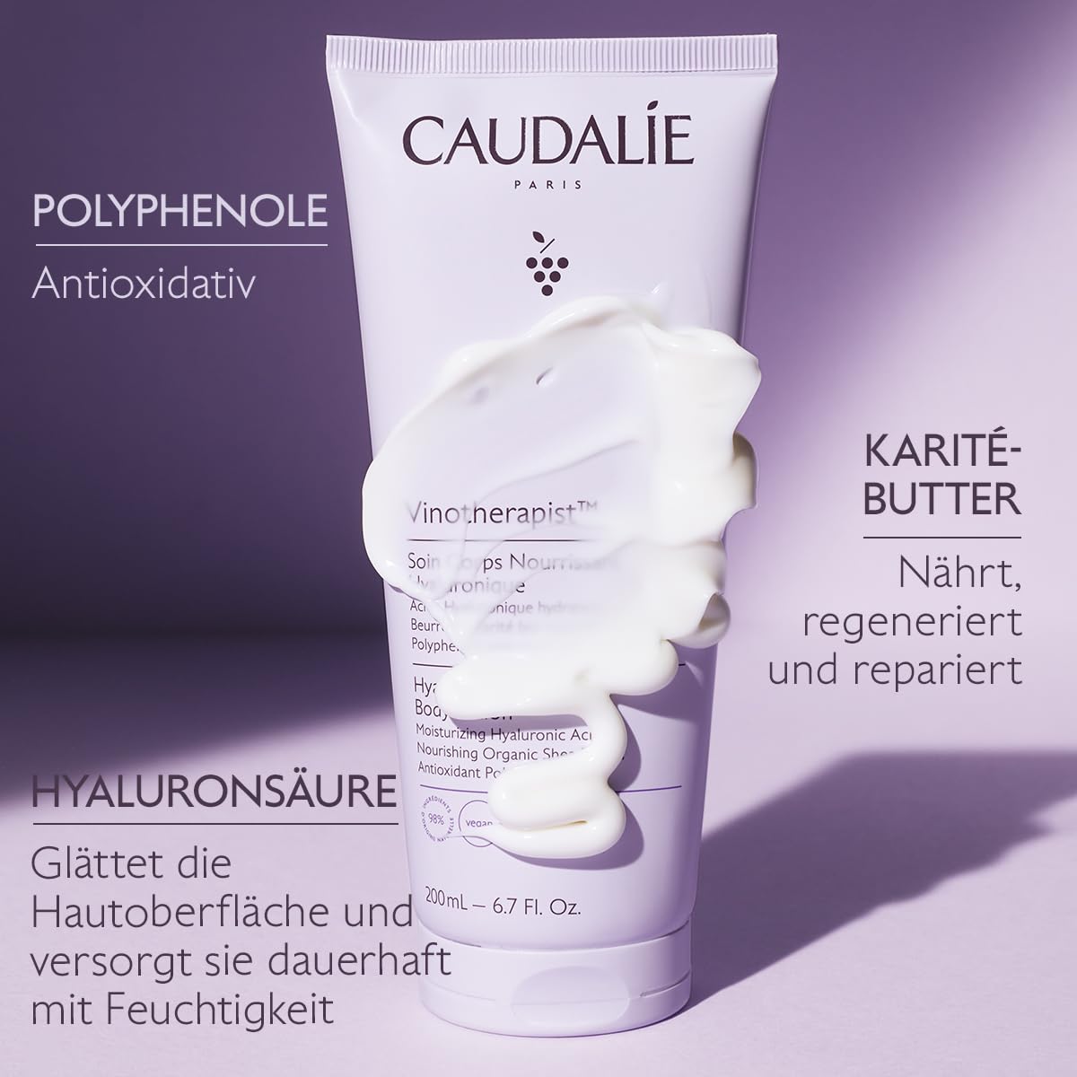 Foto 4 pulgar | Loción Corporal Caudalie Vinotherapist Nutritiva Manteca de Karité 200 Ml - Venta Internacional