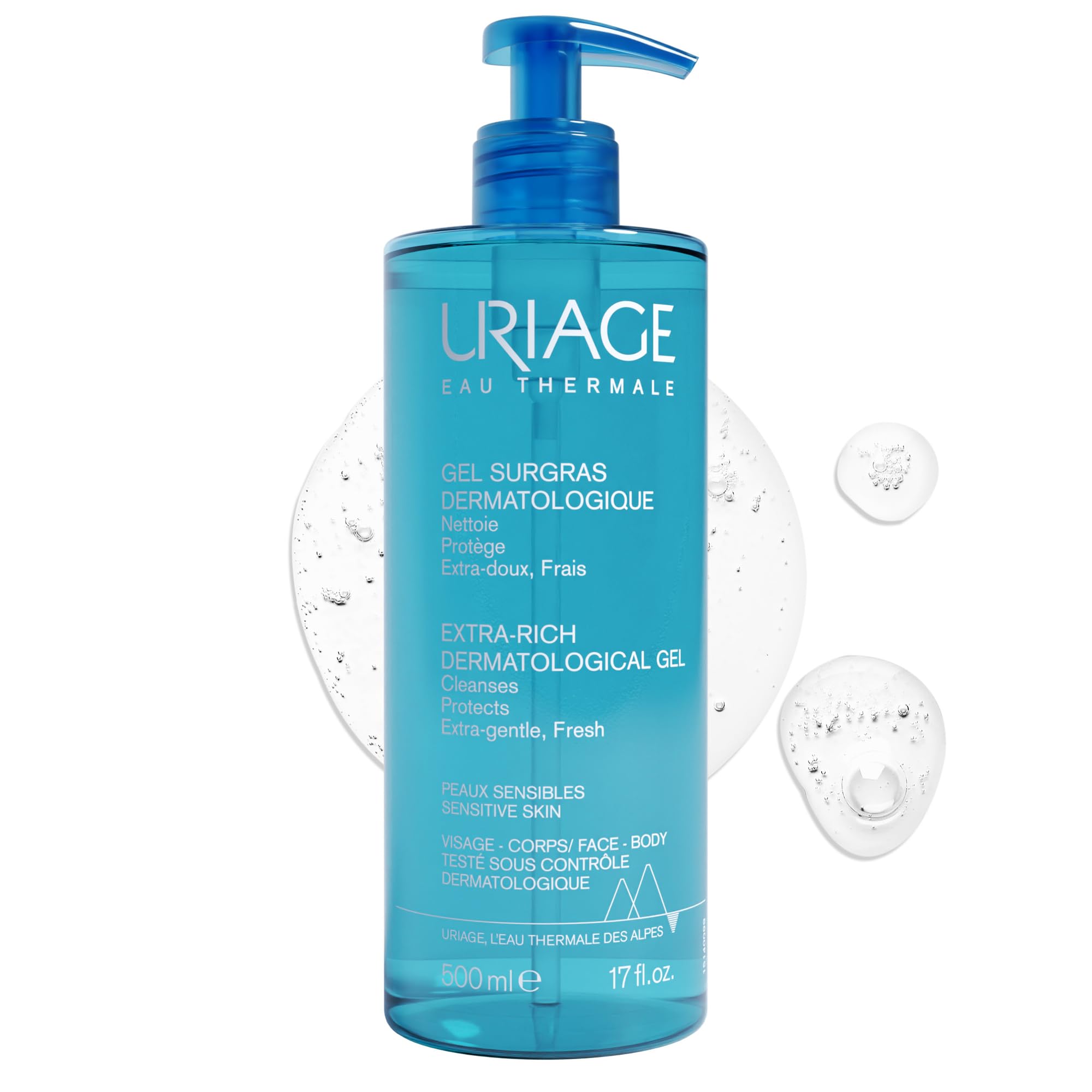 Gel Limpiador Uriage Extra Rich Dermatological 500ml - Venta Internacional.