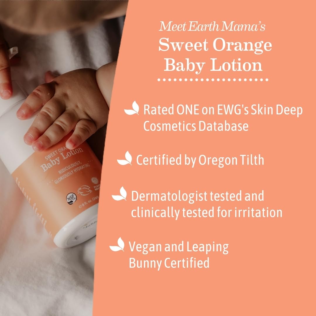 Foto 6 pulgar | Loción Corporal Earth Mama Sweet Orange 240 ml-Venta Internacional