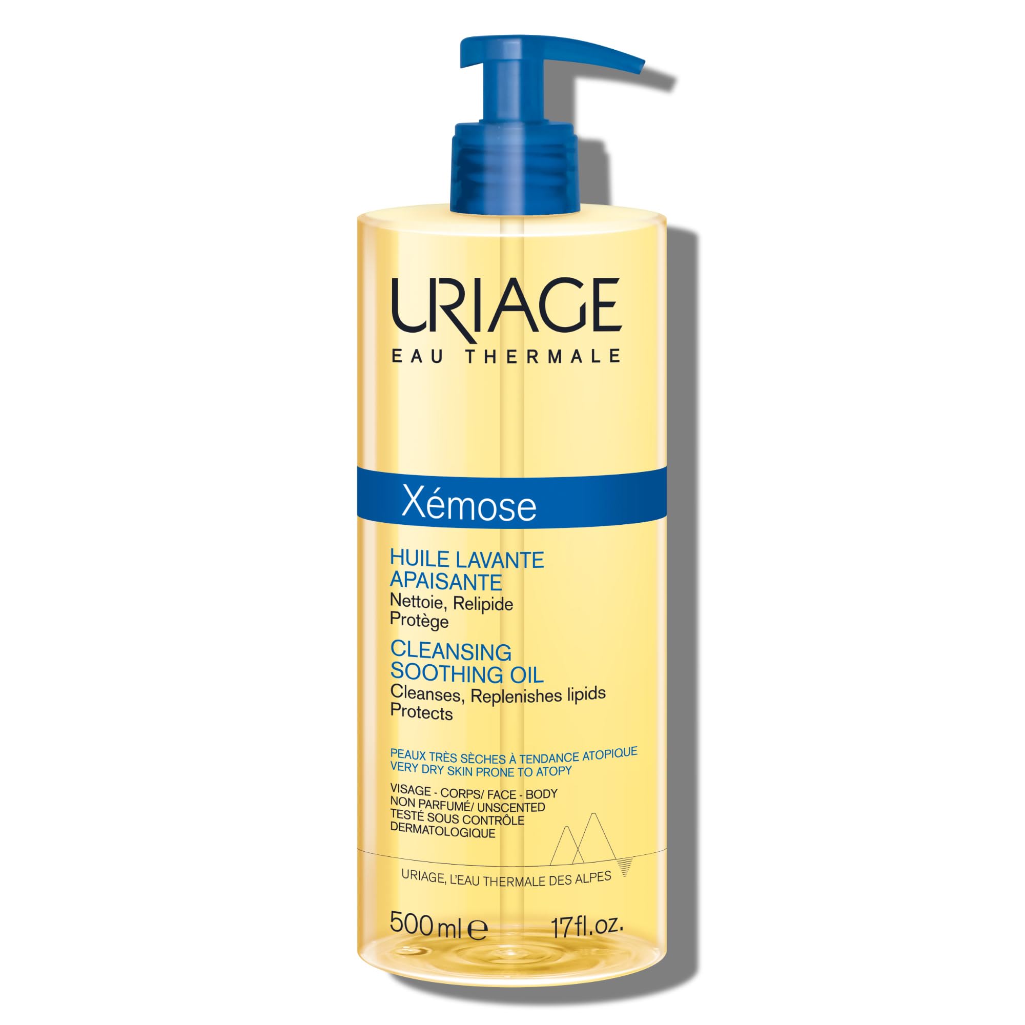 Aceite Limpiador Suavizante Uriage Xémose Face & Body 500ml - Venta Internacional.