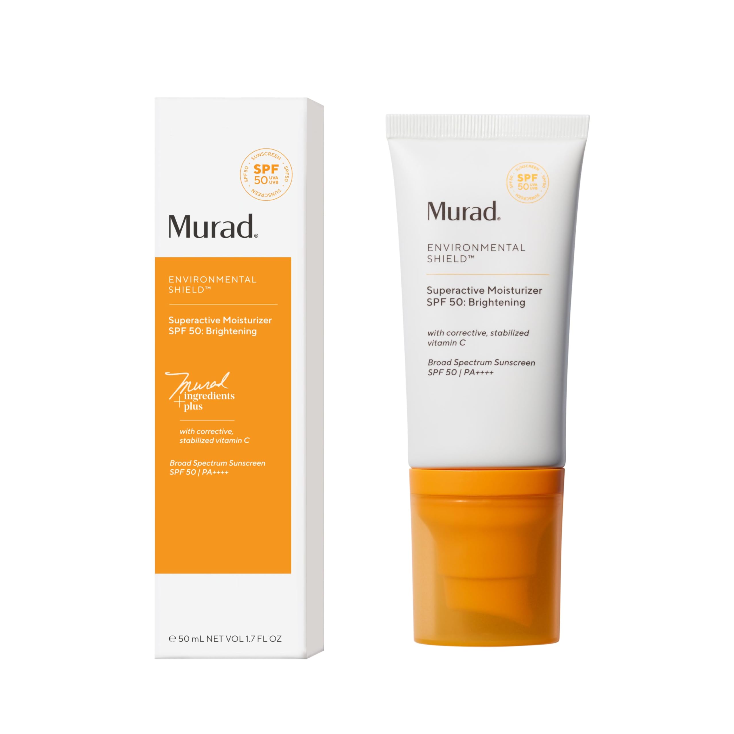 Crema Hidratante Murad Superactive Brightening Spf 50 50 Ml - Venta Internacional.