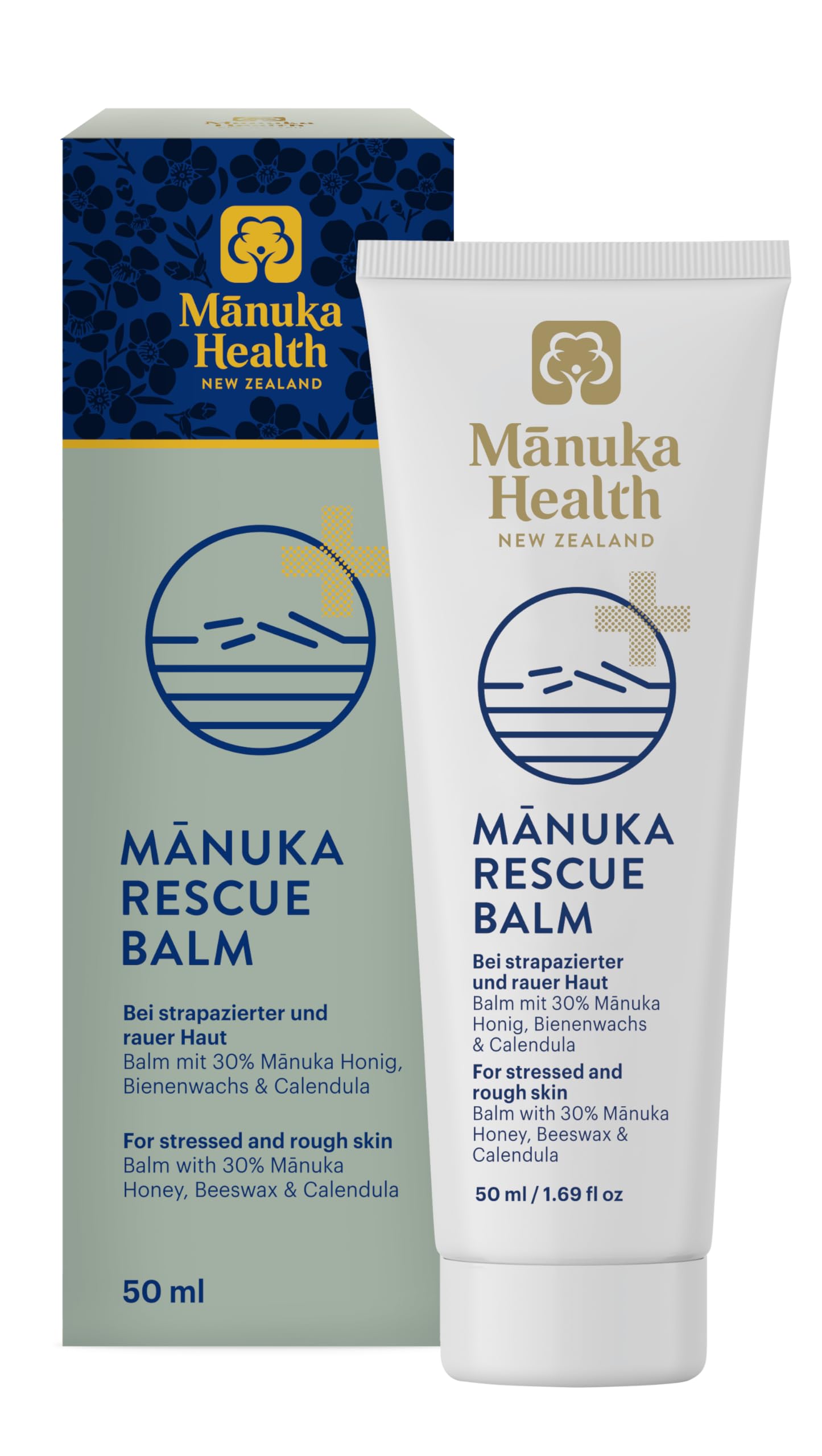 Bálsamo De Rescate Manuka Health, Miel De Manuka De Grado Médico, 50 Ml - Venta Internacional.