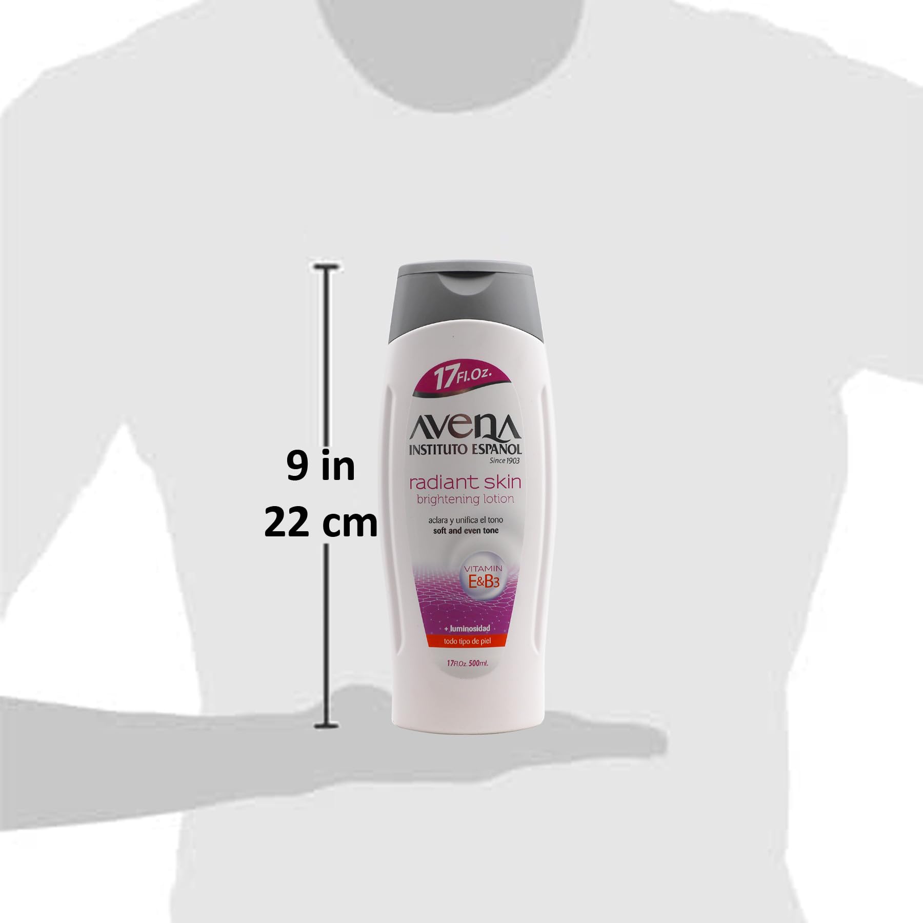Foto 4 pulgar | Loción Corporal Avena Radiant Skin Con Vitamina E Y B3 500 Ml - Venta Internacional.