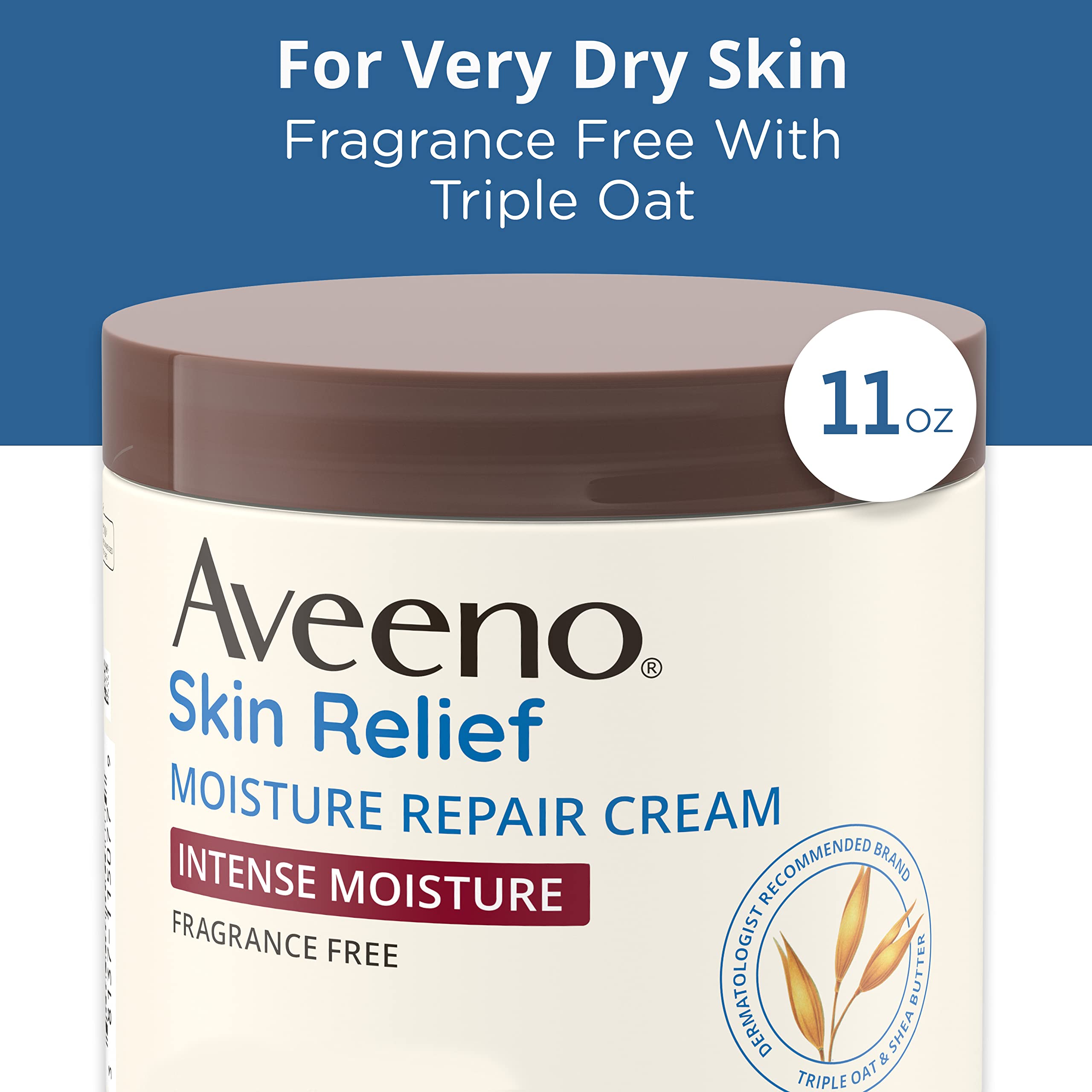 Foto 2 | Crema Corporal Aveeno Skin Relief Intense Moisture Repair 325 Ml - Venta Internacional.