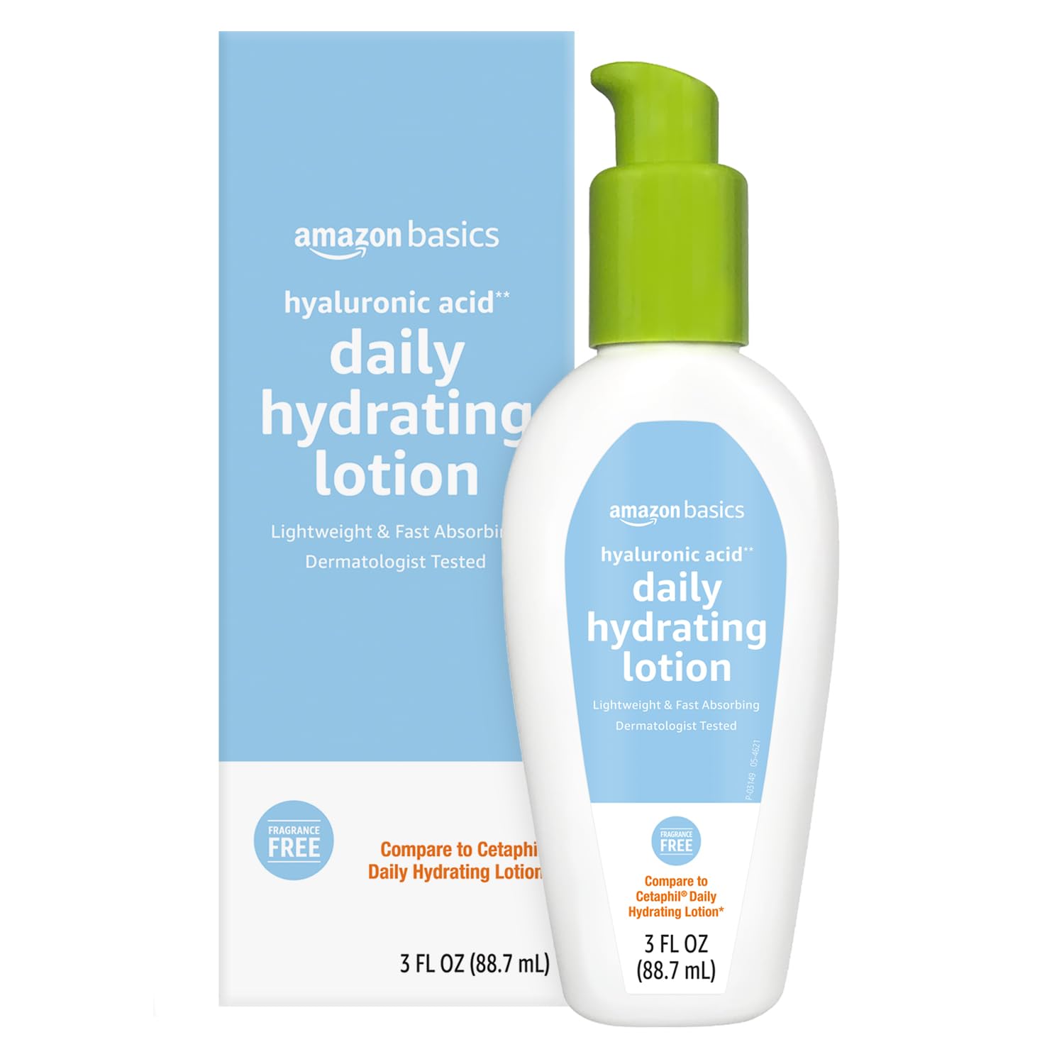 Loción Facial Amazon Basics Con Ácido Hialurónico, 90 Ml, Hidratante - Venta Internacional.