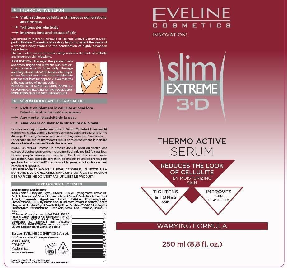 Foto 3 pulgar | Crema Anticelulítica Eveline Slim Extreme 3d Thermo Active - Venta Internacional.
