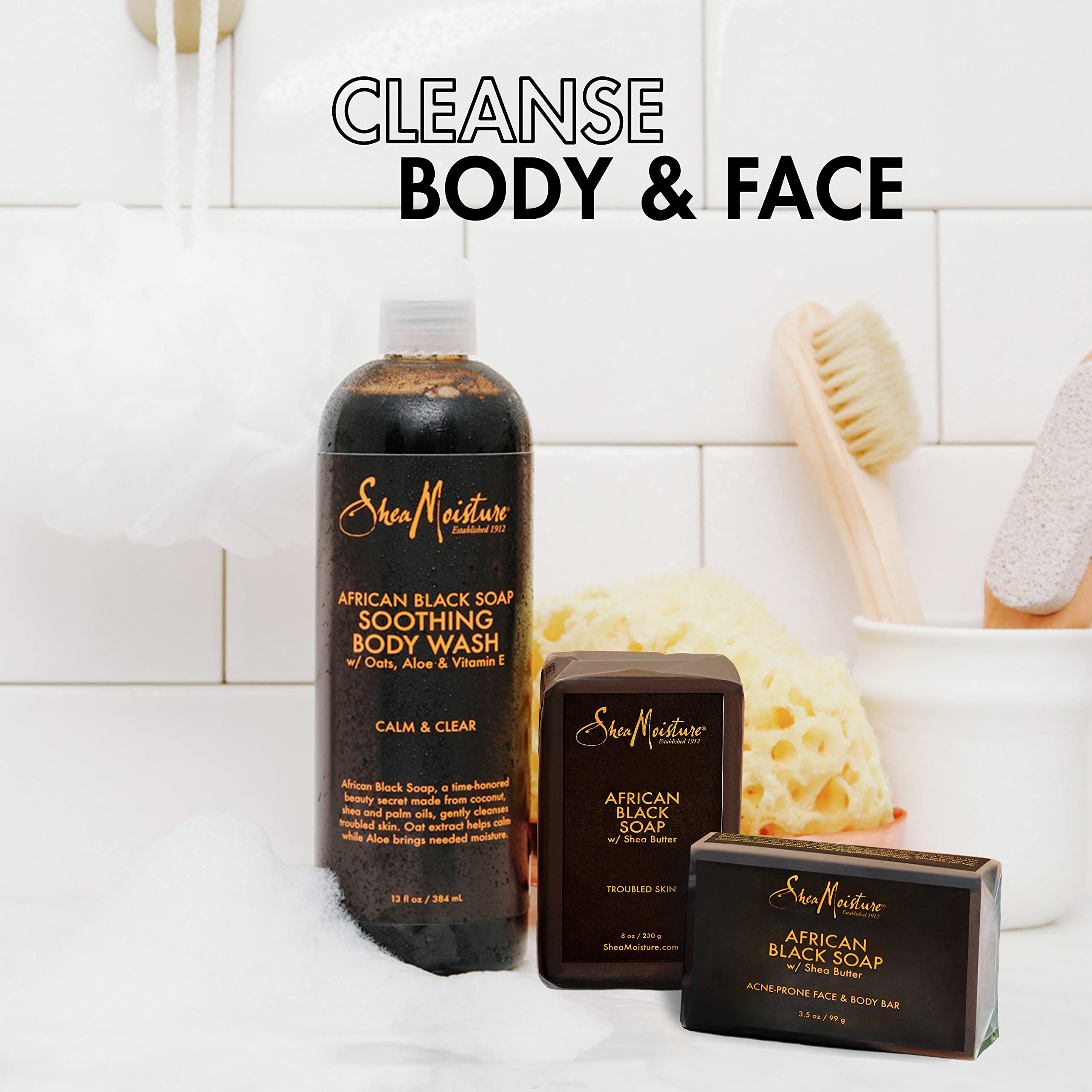 Foto 3 | Jabón Body Wash Sheamoisture African Black Acné 384 Ml (paquete De 1) - Venta Internacional.