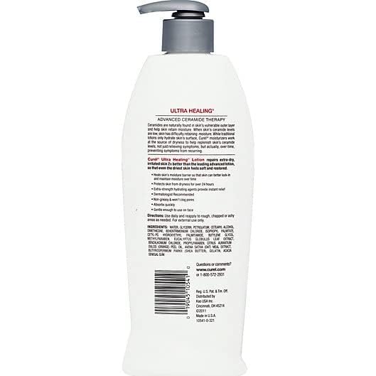 Foto 3 pulgar | Loción Curel Ultra Healing Para Piel Extra Seca 384 Ml (paquete De 2) - Venta Internacional.