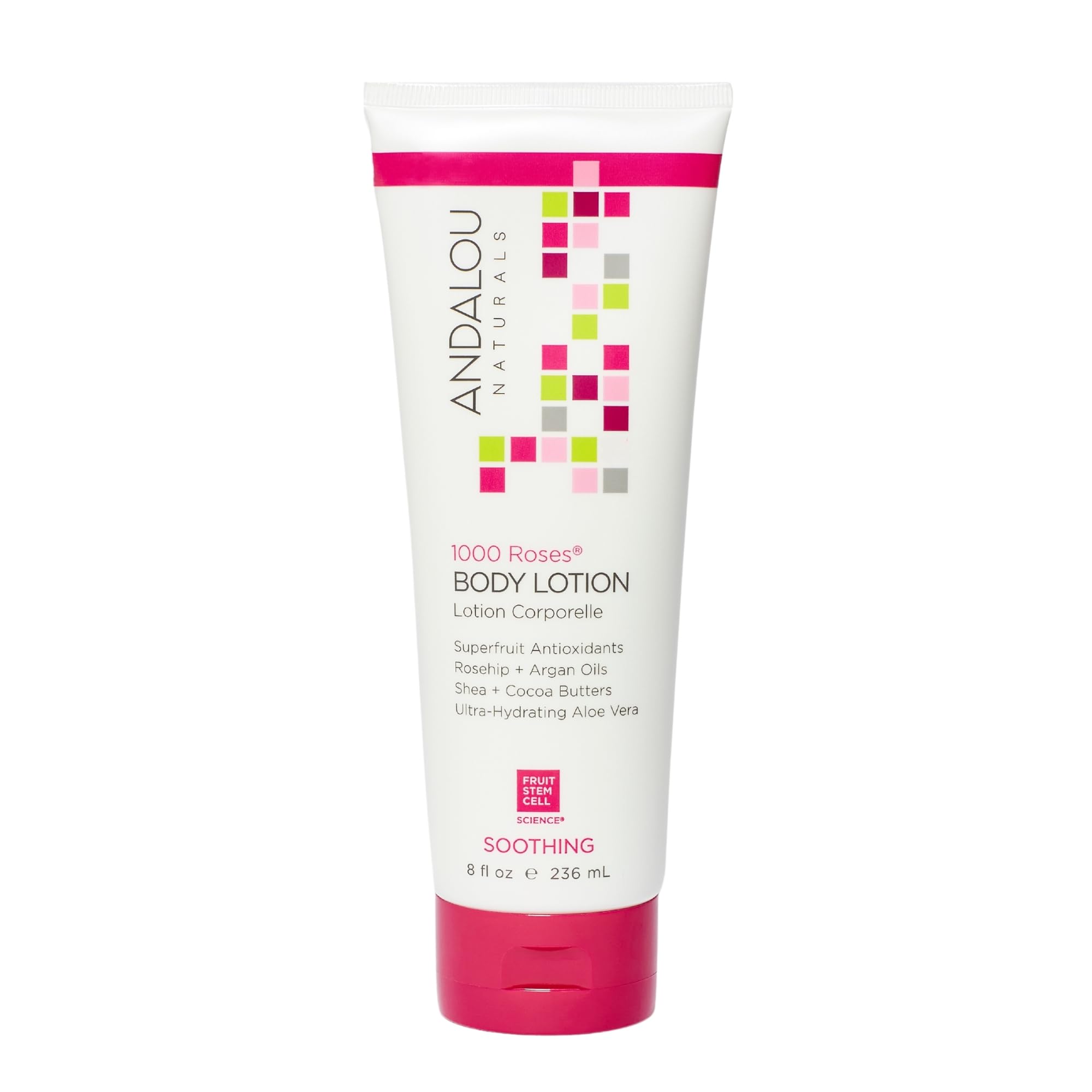 Loción Corporal Andalou Naturals 1000 Rosas Calmante 240 Ml - Venta Internacional.