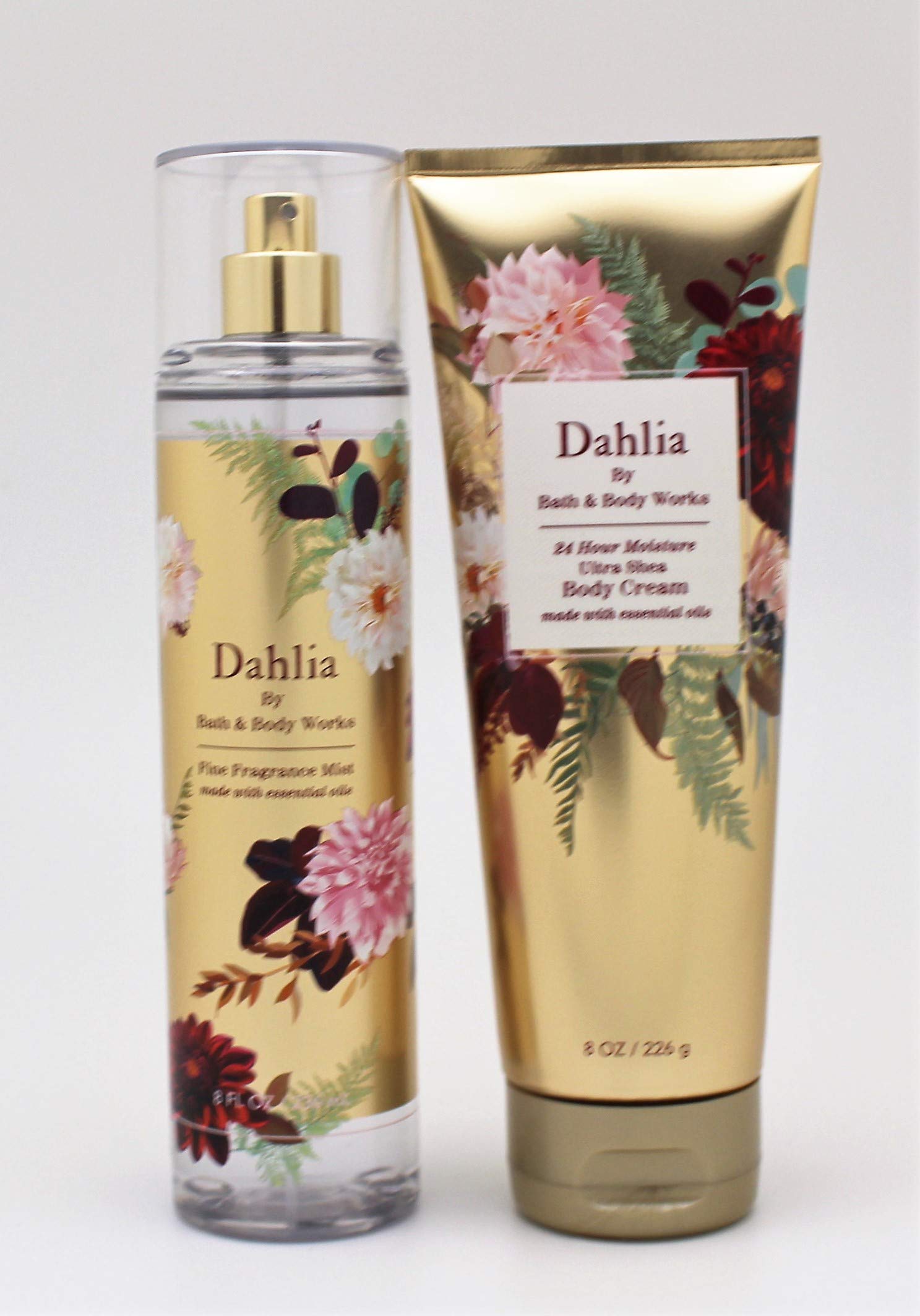 Crema Corporal Y Bruma De Fragancia Fina Bath & Body Works Dahlia - Venta Internacional.