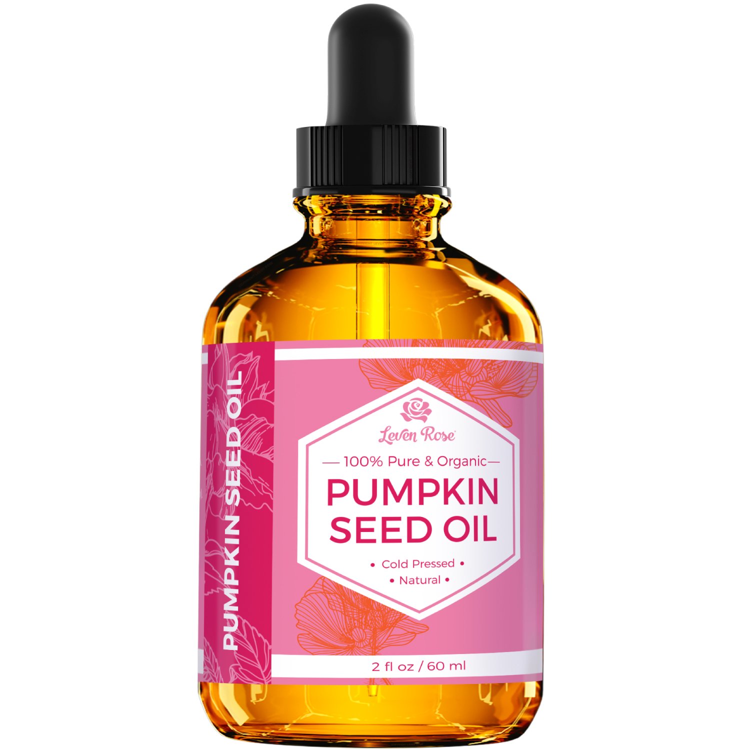 Foto 3 pulgar | Aceite De Semillas De Calabaza Leven Rose 60 Ml Para El Crecimiento Del Cabello, La Piel Y Las Uñas - Venta Internaci