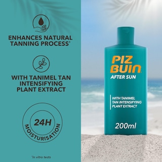 Foto 2 | Loción Intensificadora De Bronceado Para Después Del Sol Piz Buin 200 Ml - Venta Internacional.