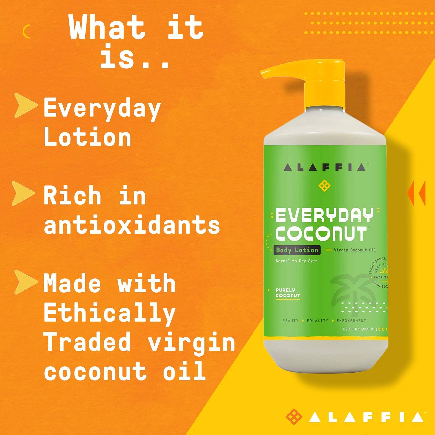 Foto 4 pulgar | Loción Corporal Alaffia Everyday Coconut Hydrating 960 Ml - Venta Internacional
