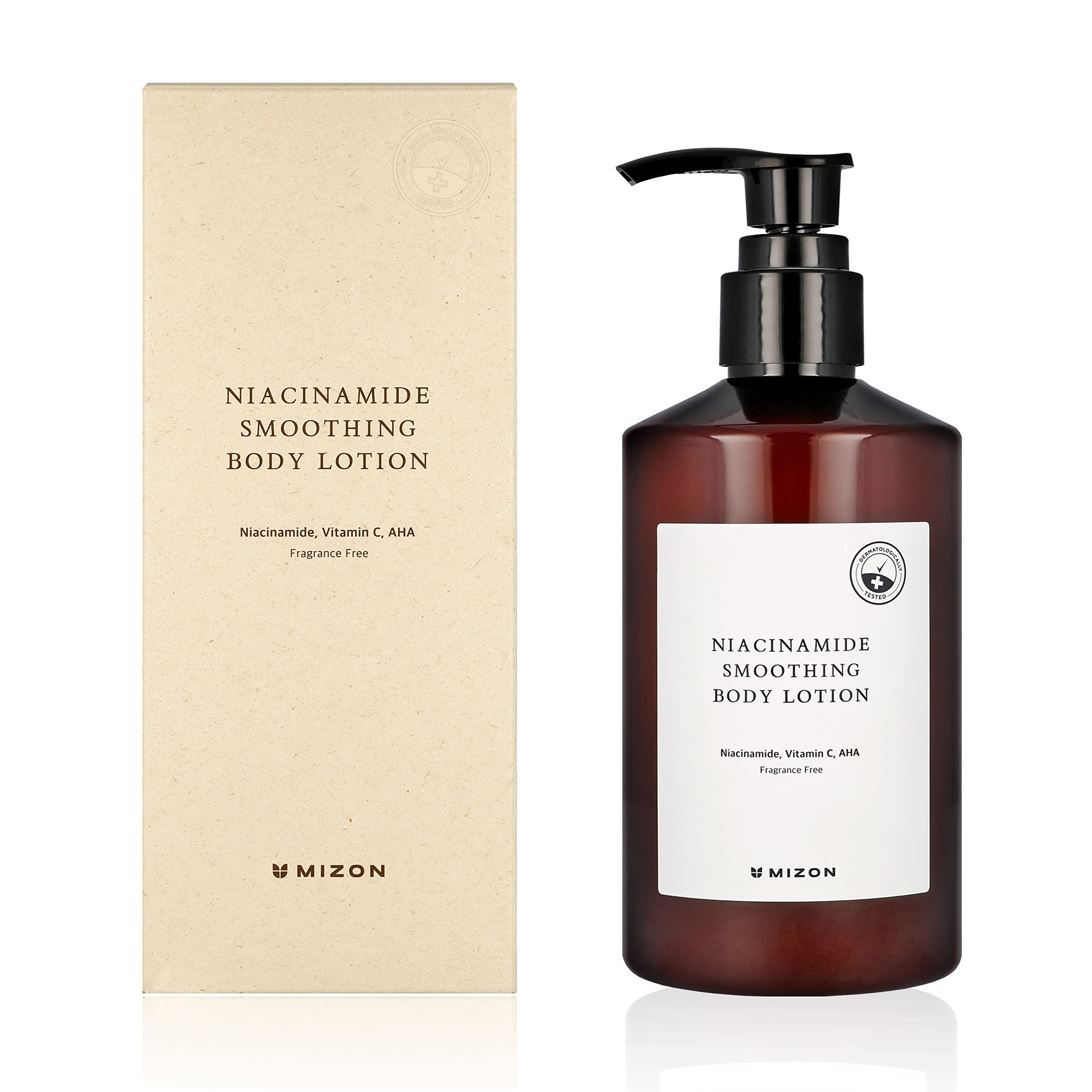 Loción Corporal Mizon Niacinamida Aha, Vitamina C, Ácido Hialurónico, 300 Ml - Venta Internacional.