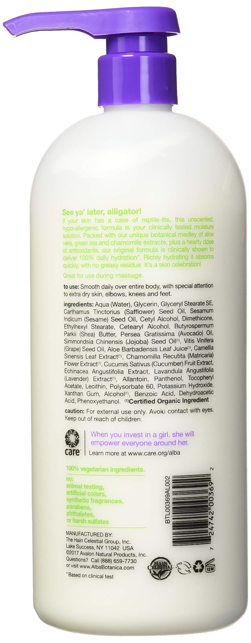 Foto 3 pulgar | Loción Emoliente Alba Botanica Sin Perfume 946 Ml Para Masaje - Venta Internacional.
