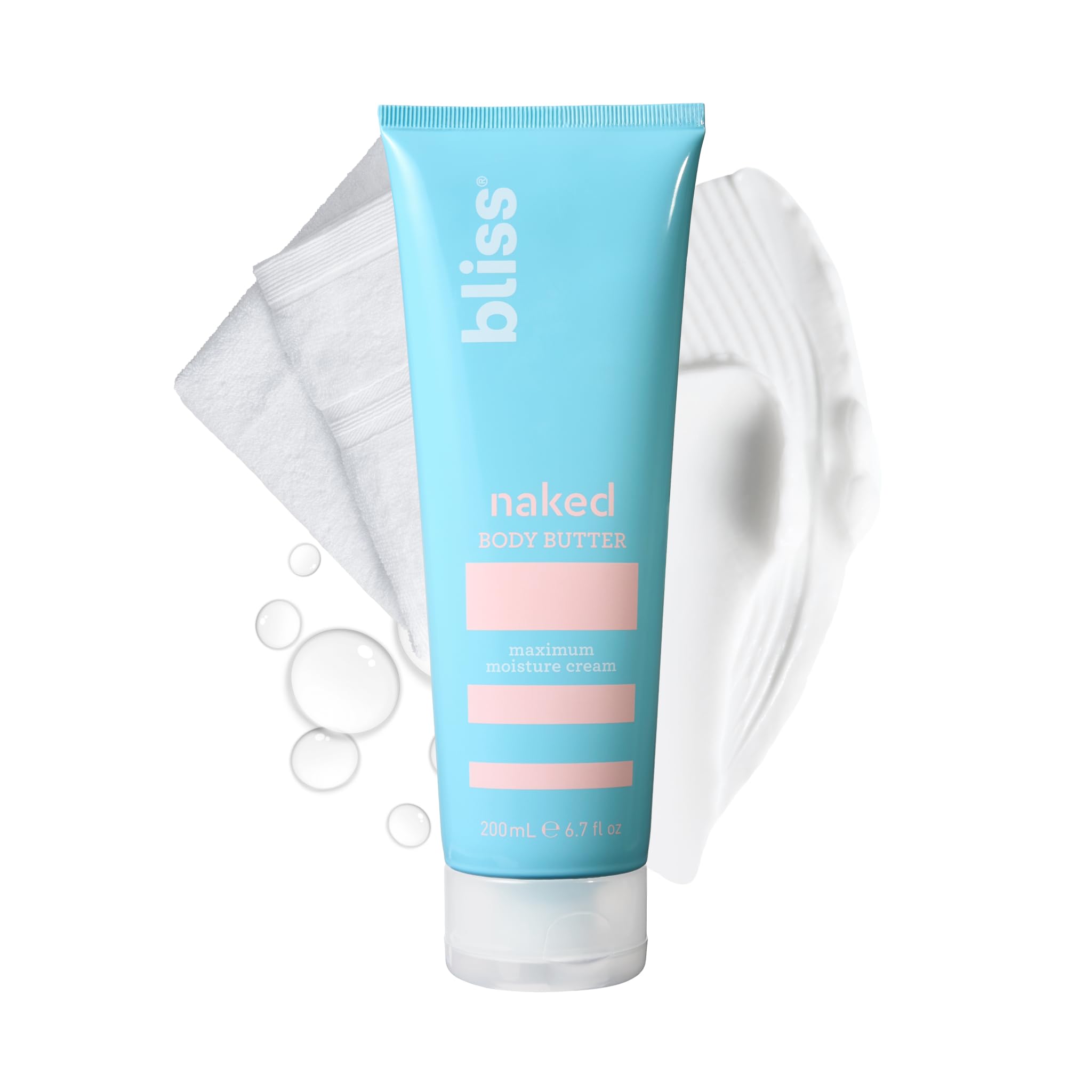 Manteca Corporal Bliss Naked Maximum Moisture, 200 Ml, Sin Perfume - Venta Internacional.