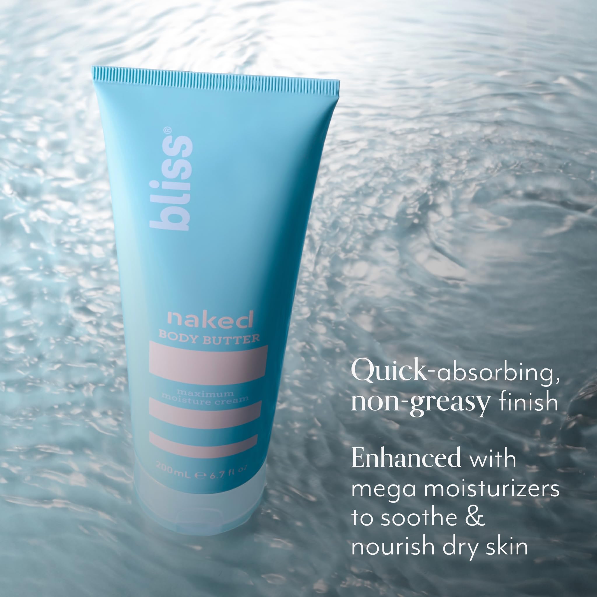 Foto 3 pulgar | Manteca Corporal Bliss Naked Maximum Moisture, 200 Ml, Sin Perfume - Venta Internacional.