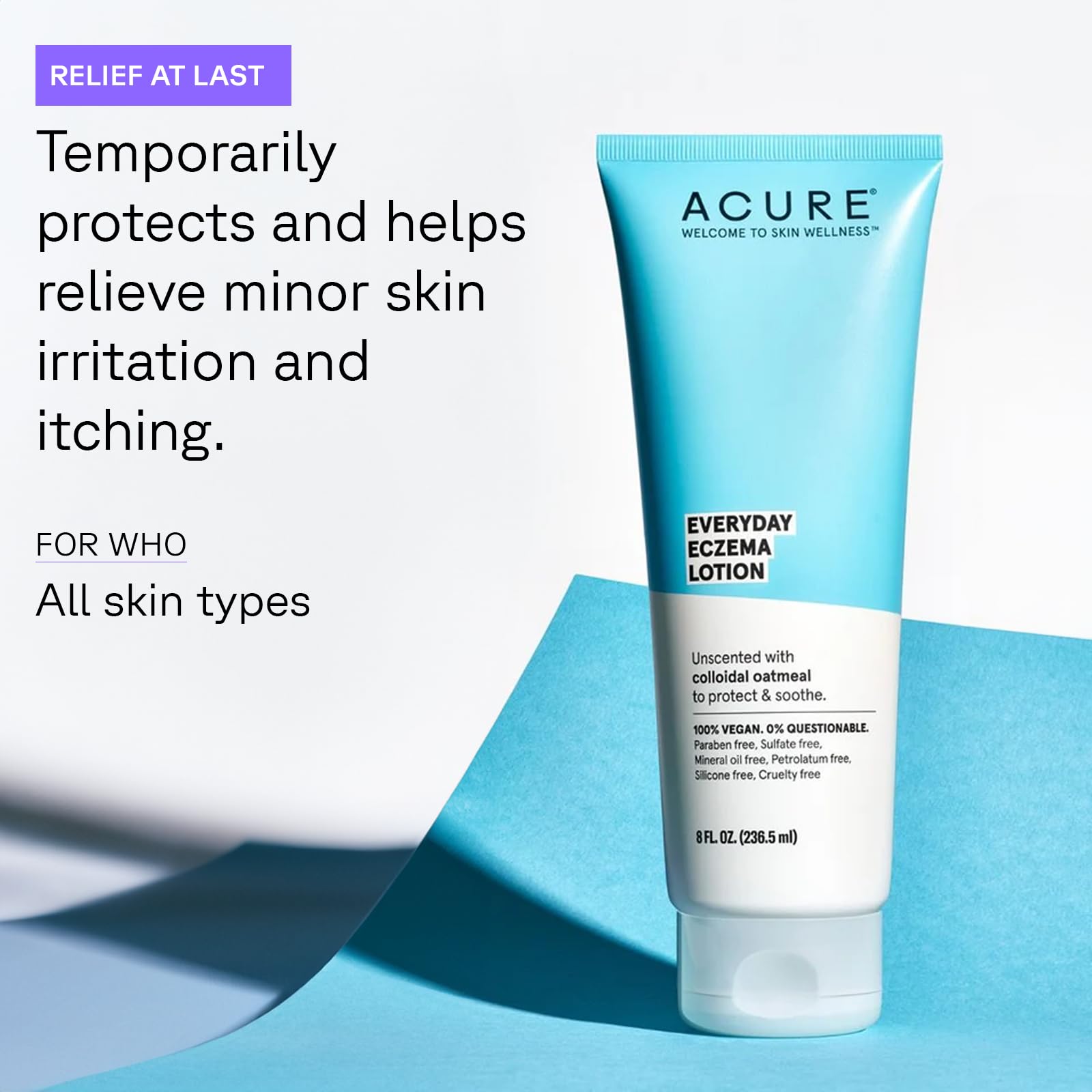 Foto 3 pulgar | Loción Acure Everyday Everyday Eczema 100% Vegana, 240 Ml Con Avena - Venta Internacional.