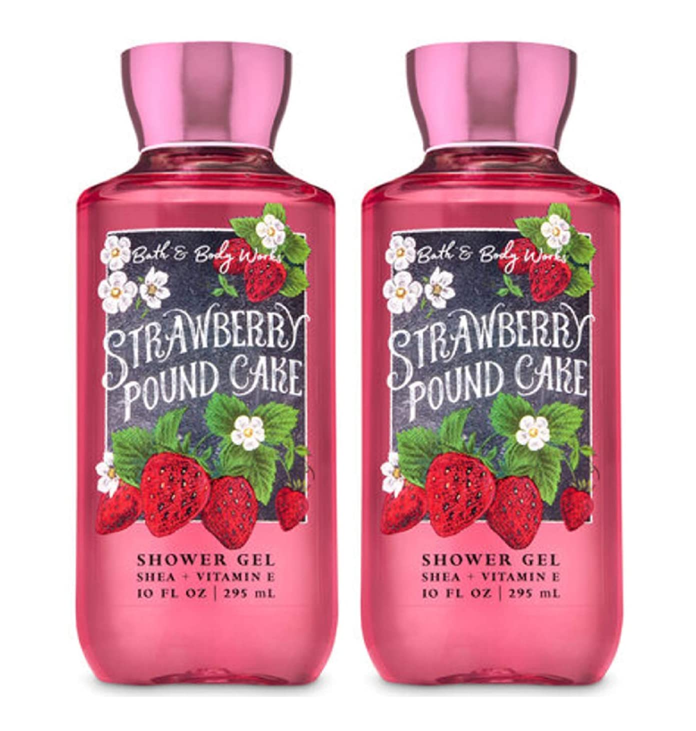 Foto 1 | Gel De Ducha Bath & Body Works, Bizcocho De Fresa, 300 Ml, Paquete De 2 - Venta Internacional.