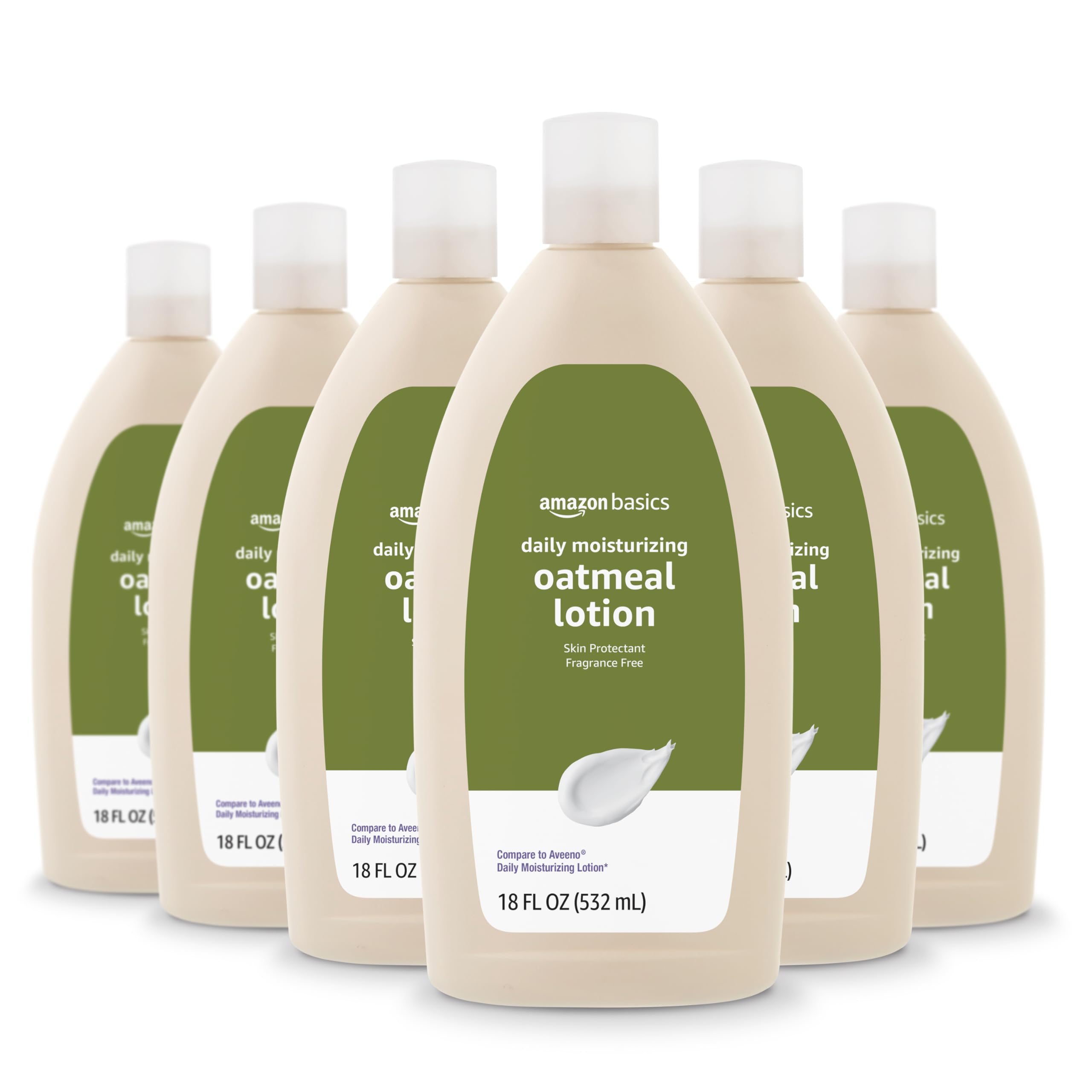 Foto 2 pulgar | Loción Corporal Amazon Basics Daily Oatmeal 530 Ml (paquete De 6) - Venta Internacional.