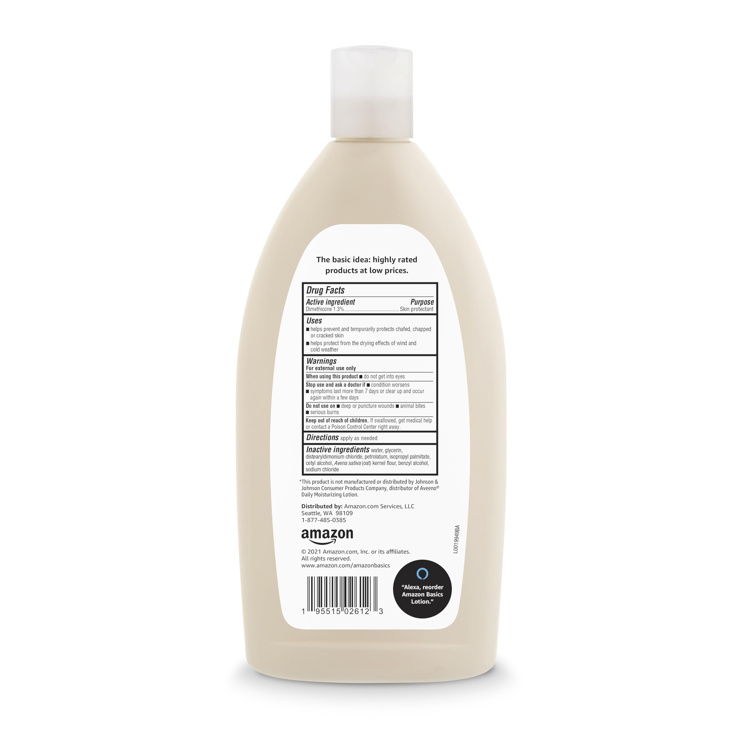 Foto 4 pulgar | Loción Corporal Amazon Basics Daily Oatmeal 530 Ml (paquete De 6) - Venta Internacional.