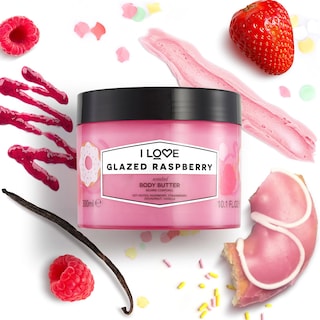 Foto 2 | Crema Corporal I Love Glazed Con Aroma A Frambuesa, 300 Ml, Para Piel Seca - Venta Internacional.