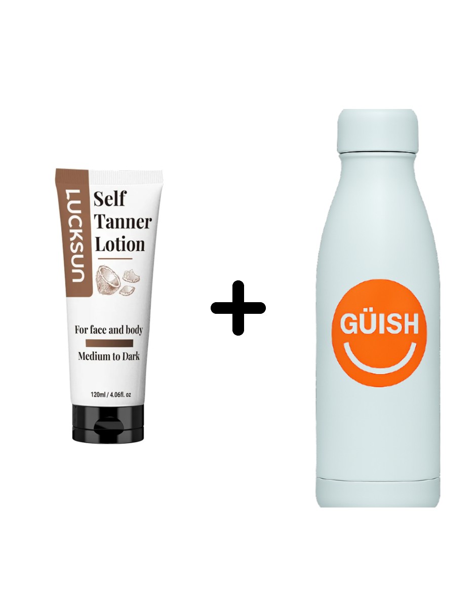 Foto 3 pulgar | Loción Autobronceadora Spf 30+ Protección Bronceadora Hidrat.+termo De Agua De Regalo Güish