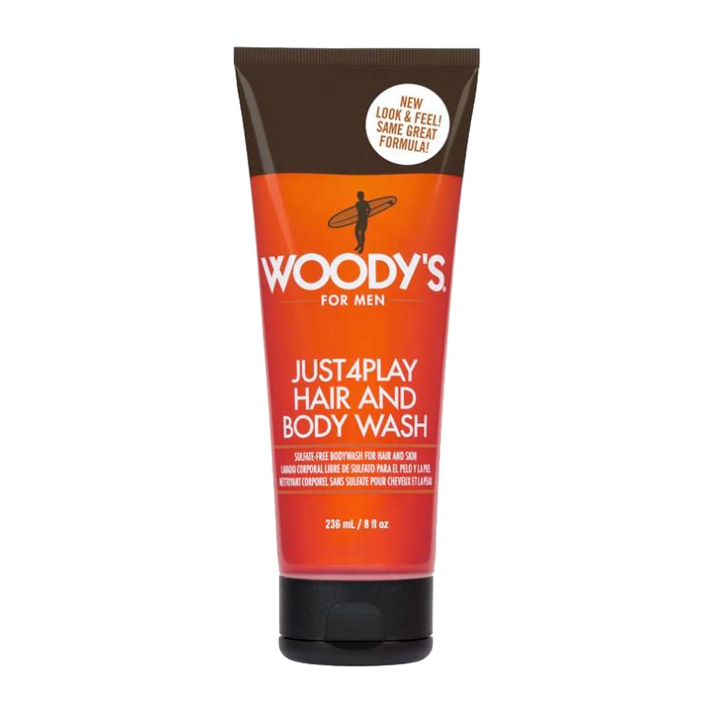 Foto 2 pulgar | Gel De Baño Y Cabello Woody's Just4play Para Hombre, 240 Ml - Venta Internacional.