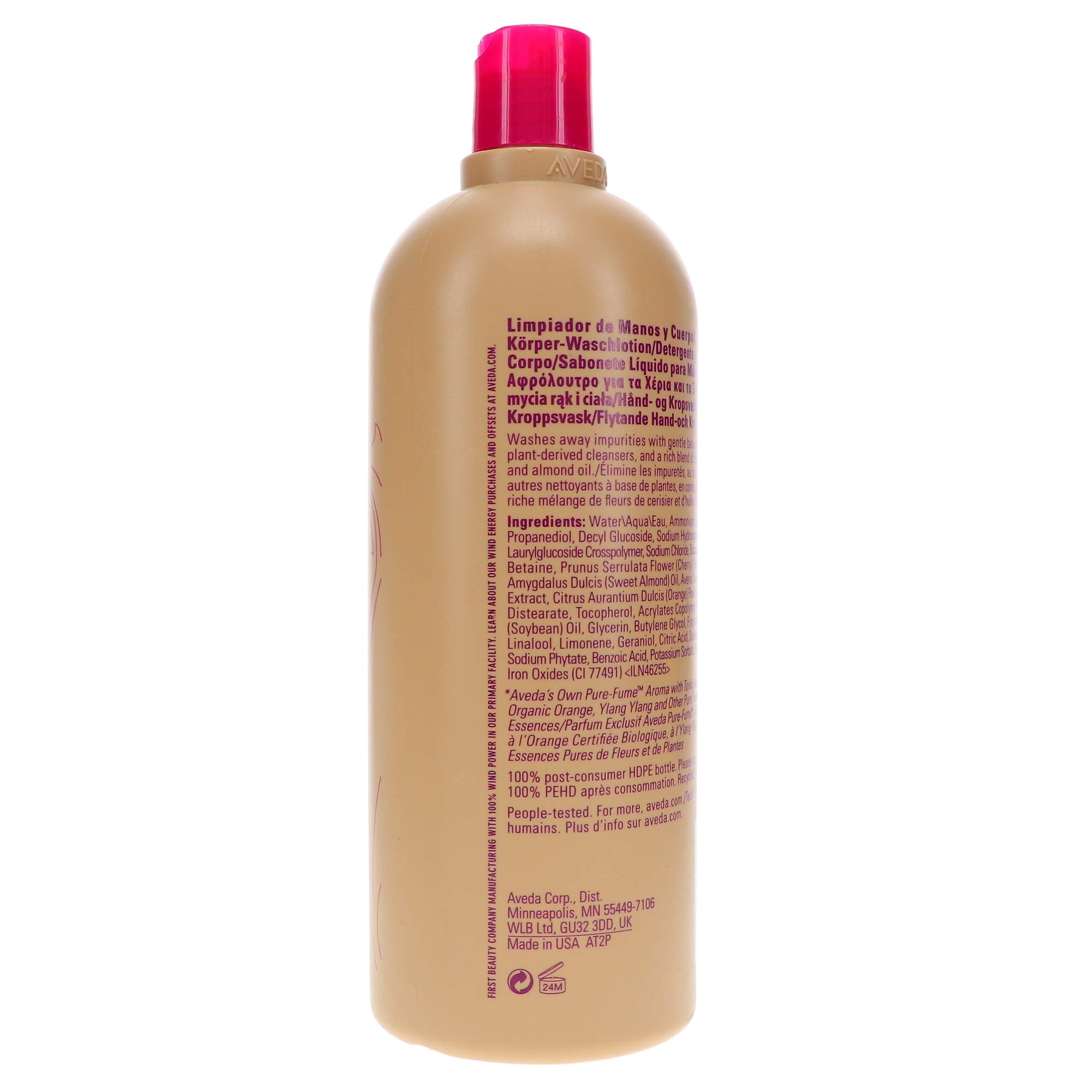 Foto 5 pulgar | Gel De Baño Y Manos Aveda Cherry Almond 1l - Venta Internacional.