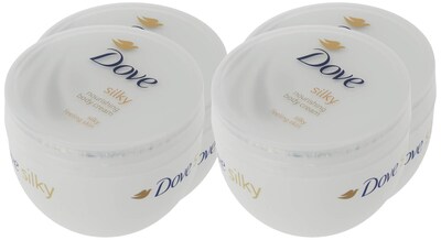 Foto 2 | Crema Corporal Dove Silky Nourishment, 300 Ml, Paquete De 4 - Venta Internacional.