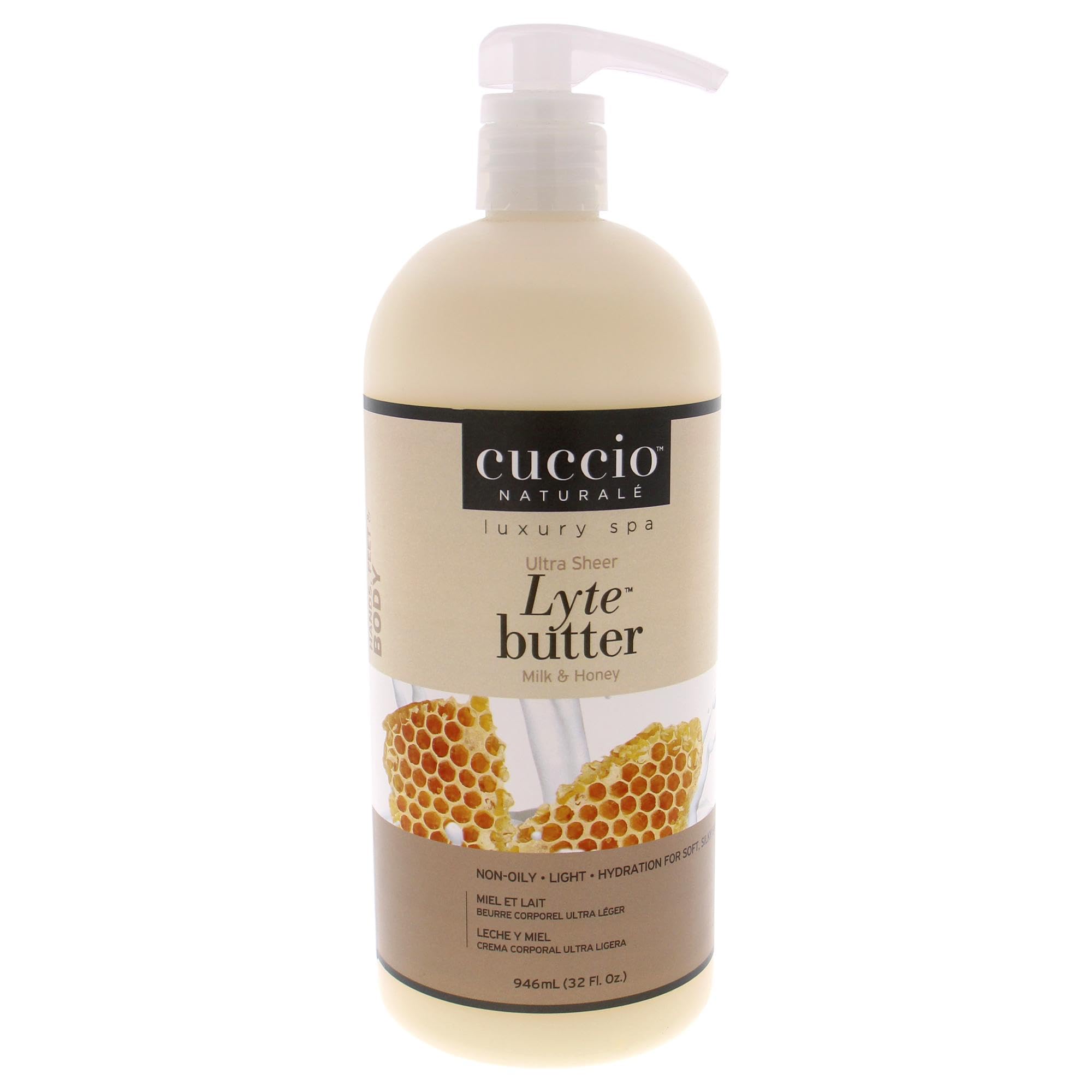 Foto 2 pulgar | Manteca Corporal Cuccio Naturale Lyte Ultra-sheer 960 Ml Con Leche Y Miel - Venta Internacional.