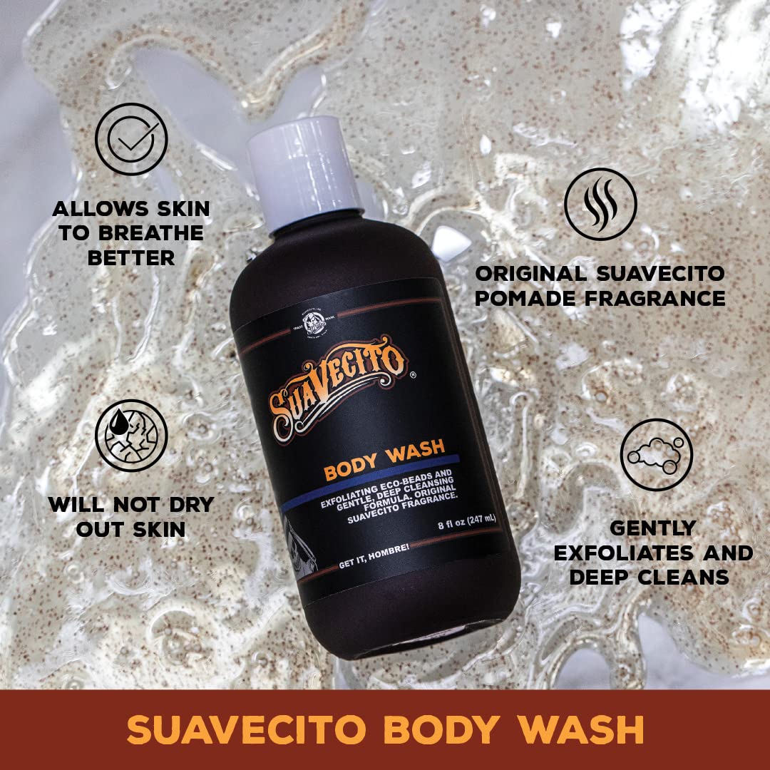Foto 5 pulgar | Gel De Baño Suavecito Para Hombre, Exfoliante, Limpieza Profunda, 240 Ml - Venta Internacional.