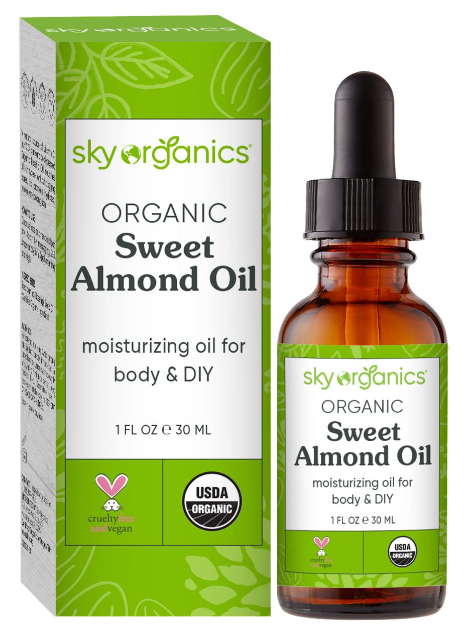 Foto 2 pulgar | Aceite De Almendras Dulces Orgánico Sky Organics Body Oil 30 Ml - Venta Internacional.