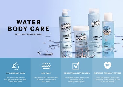 Foto 5 | Loción Corporal Victoria's Secret Pink Water Con Ácido Hialurónico - Venta Internacional.