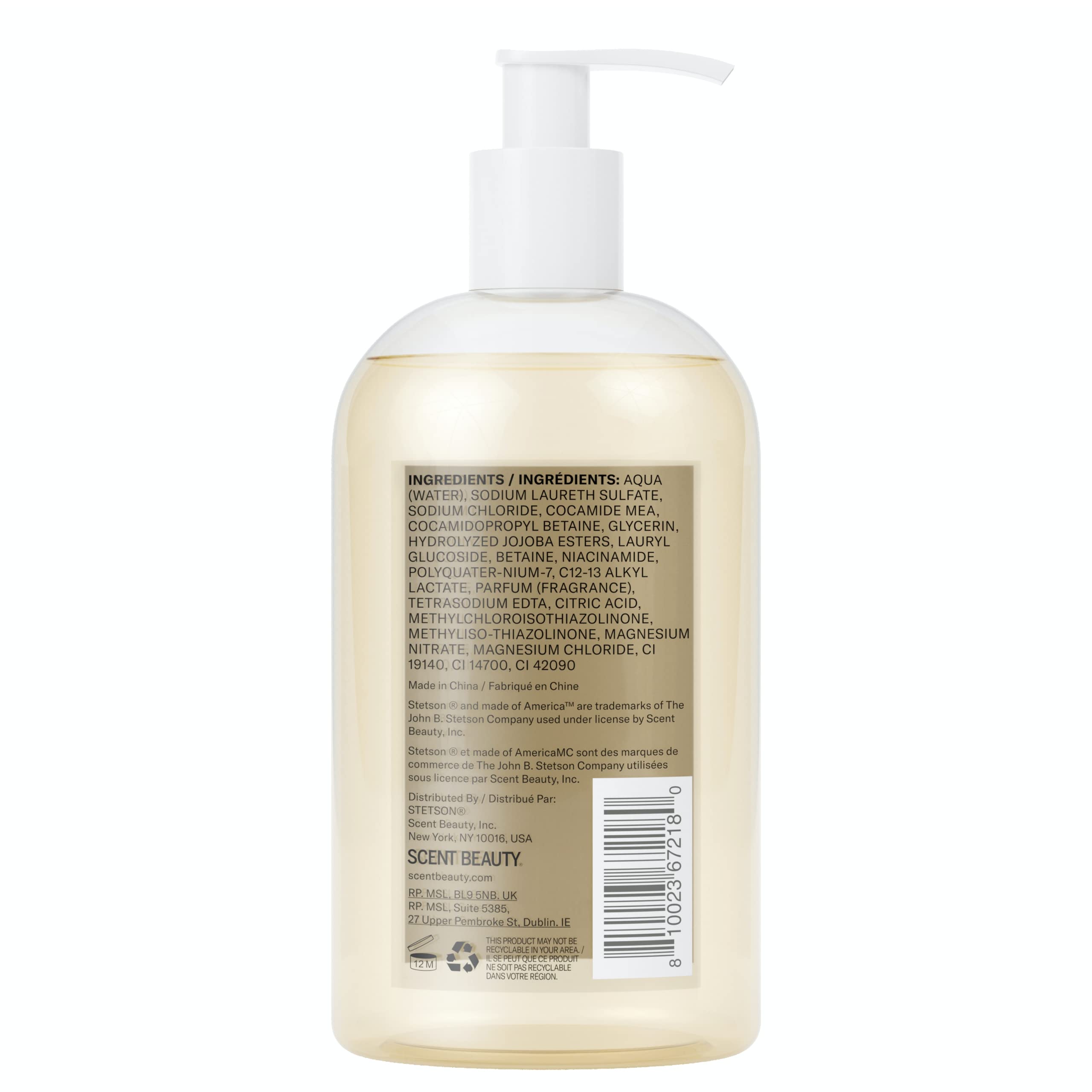 Foto 3 pulgar | Gel De Baño Y Cabello Scent Beauty Stetson Original 385ml - Venta Internacional.