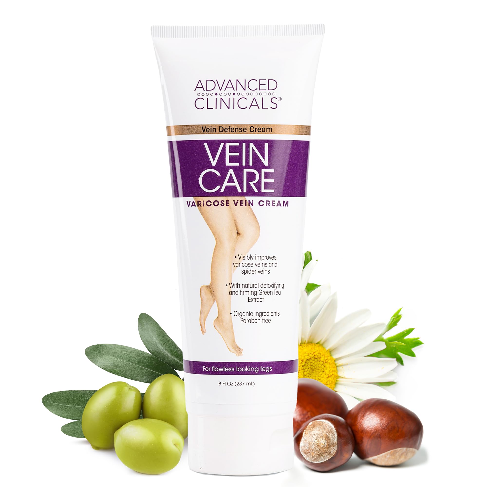 Foto 2 pulgar | Crema Para Varices Advanced Clinicals 240 Ml Con Colágeno - Venta Internacional.