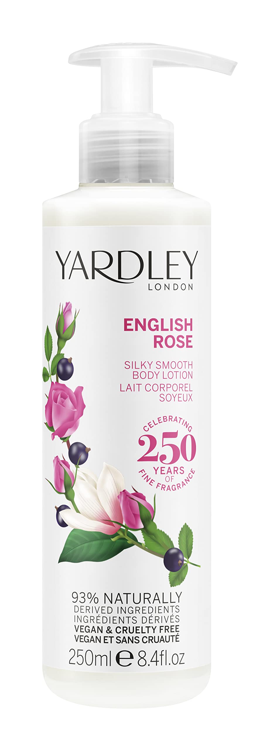 Foto 1 | Loción Corporal Hidratante Yardley London English Rose 250 Ml - Venta Internacional.