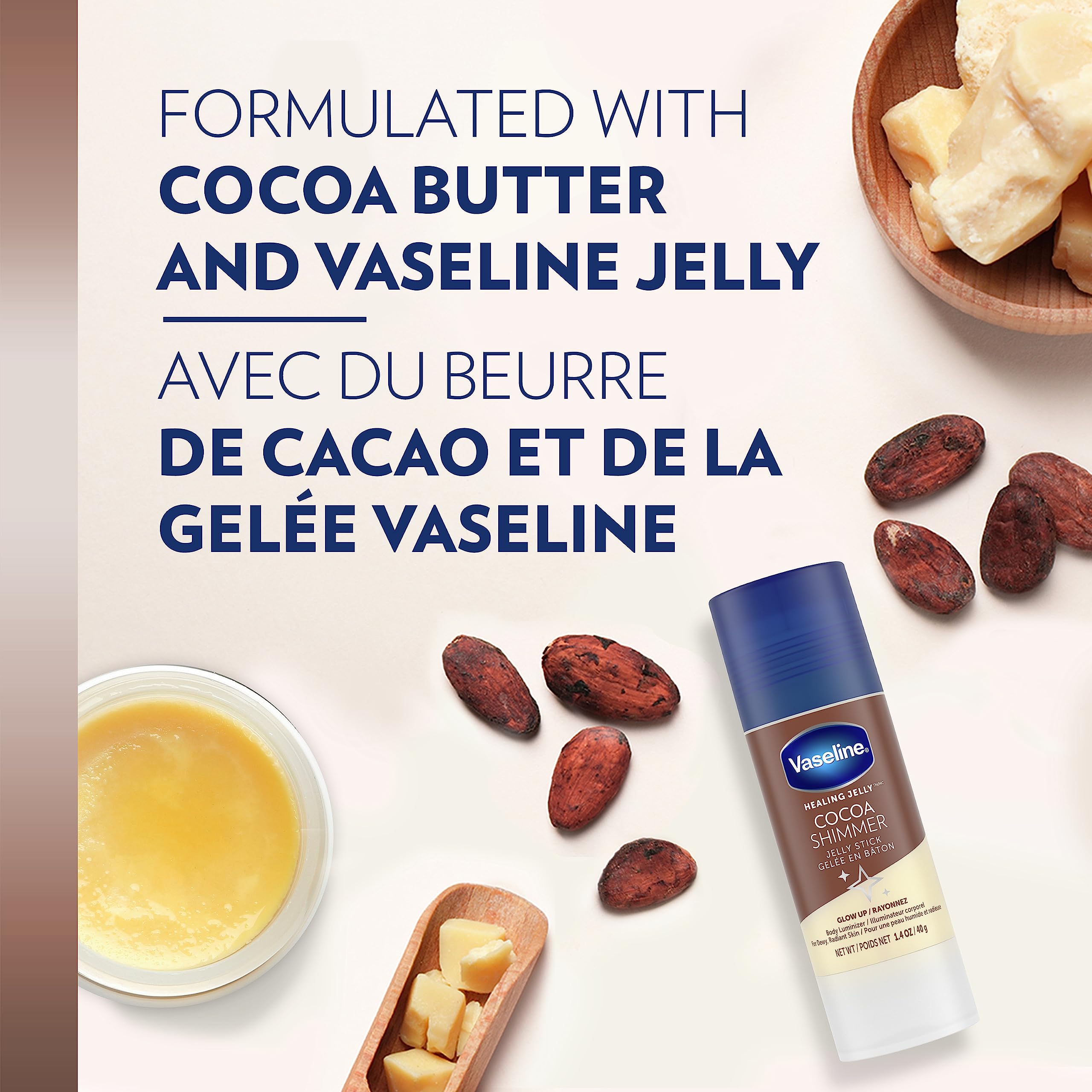 Foto 3 pulgar | Gelatina Body Shimmer Stick, Vaselina Y Cacao, 40 Ml, 6 Unidades - Venta Internacional.