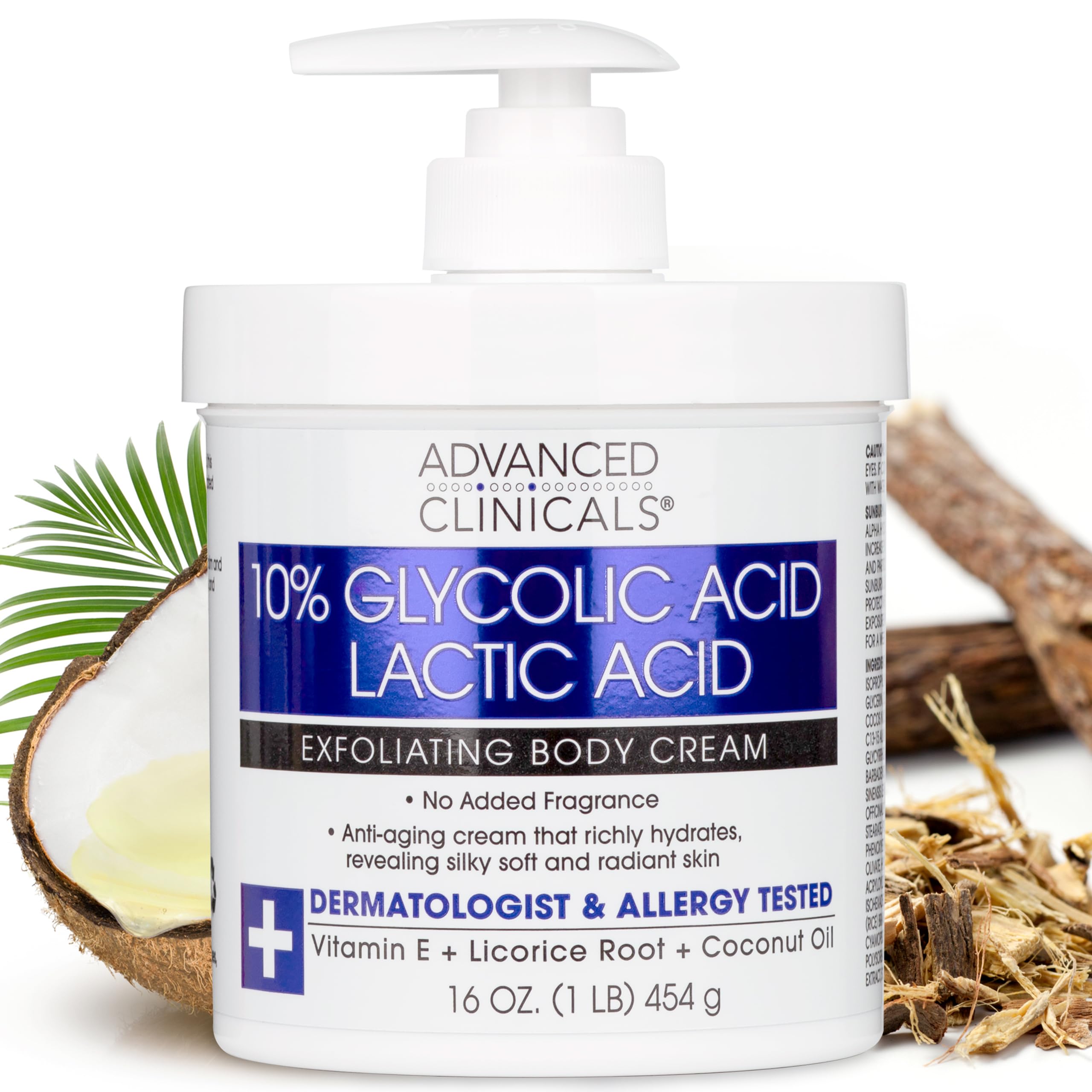 Foto 1 | Loción Corporal Advanced Clinicals 10% De Ácido Glicólico+ácido Láctico - Venta Internacional.