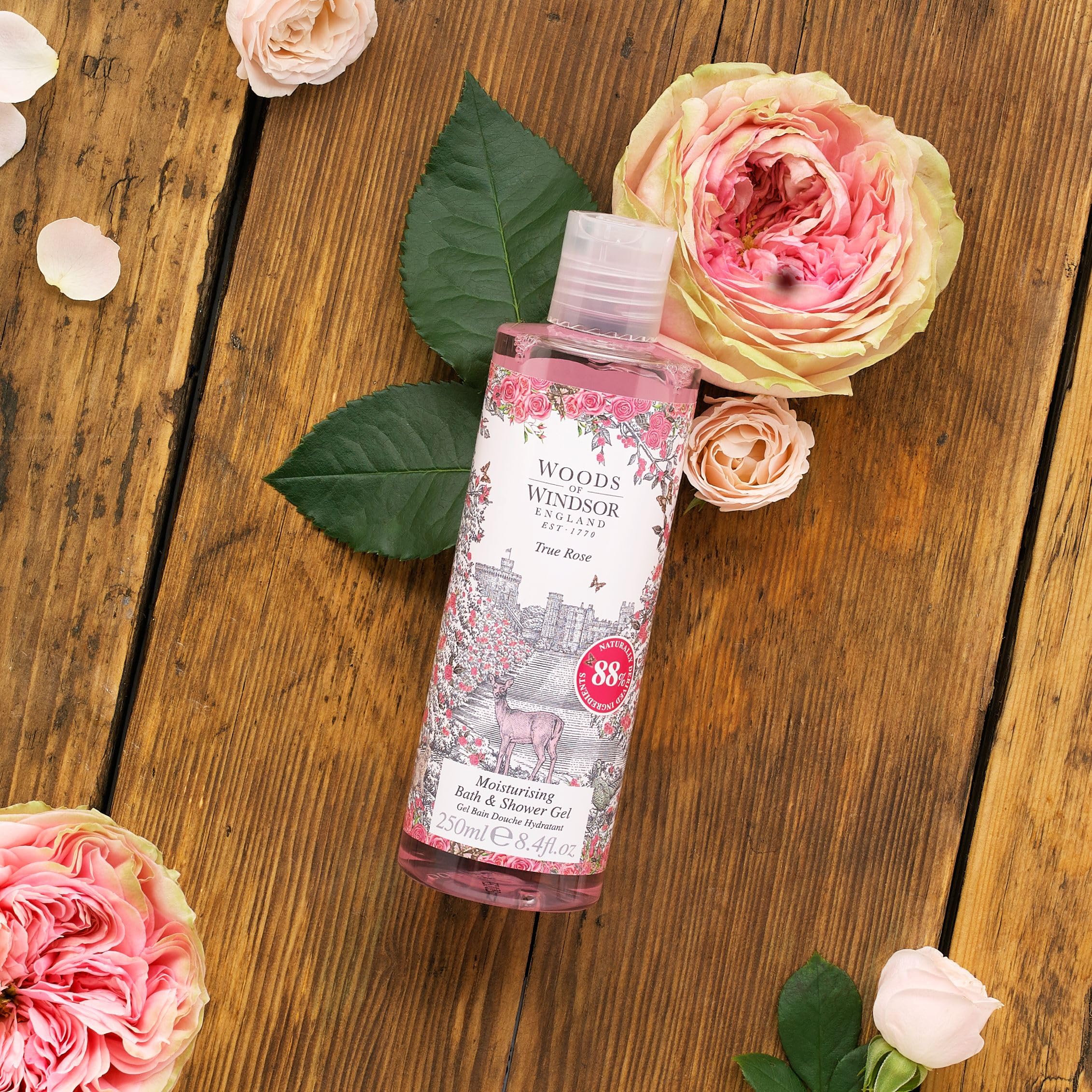 Foto 2 | Gel De Ducha Woods Of Windsor Rose True Rose Scent 250 Ml Para Mujer - Venta Internacional.