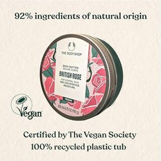 Foto 3 | The Body Shop Crema Corporal Body Butter Rosas Britanicas 200ml
