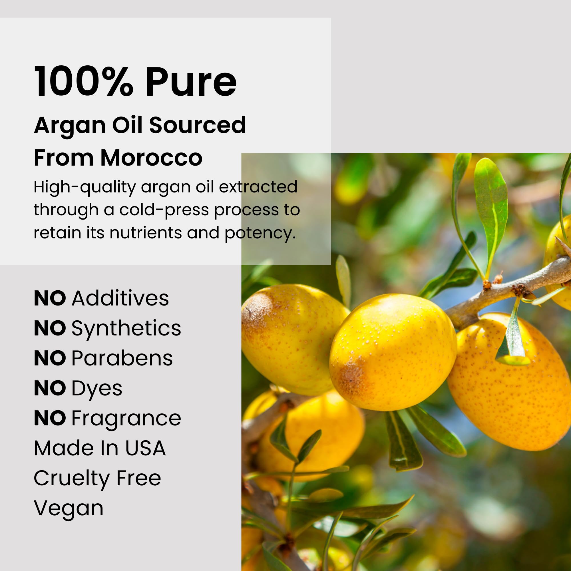 Foto 5 pulgar | Aceite Natural De Argán Marroquí 100% Puro, 30 Ml - Venta Internacional.