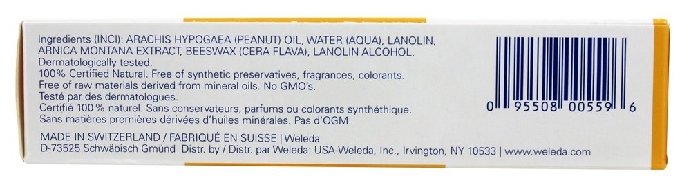 Foto 3 pulgar | Ungüento Weleda Arnica 25 Ml Para Contusiones Leves Y Dolor Muscular - Venta Internacional.