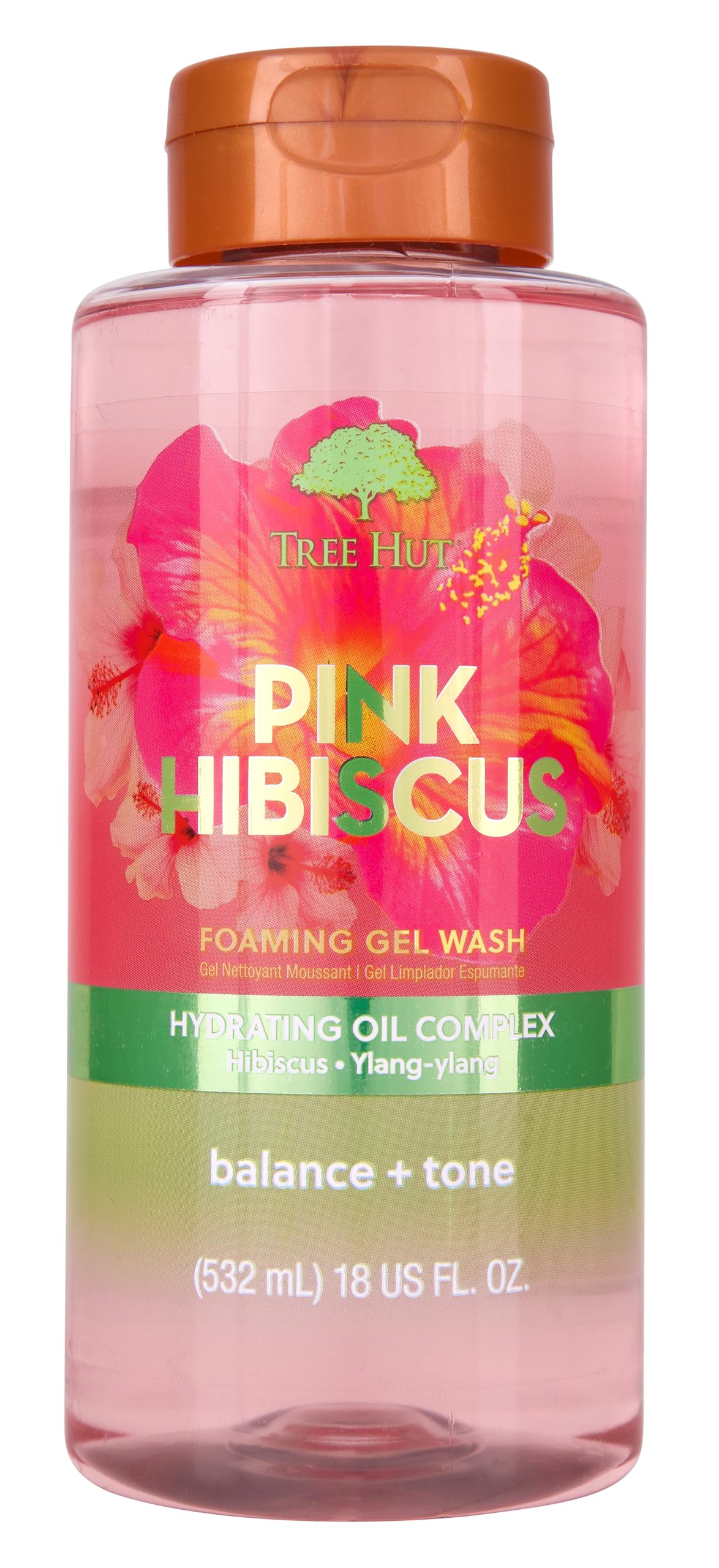 Foto 2 pulgar | Gel Limpiador Espumoso Tree Hut Pink Hibiscus 530 Ml - Venta Internacional.
