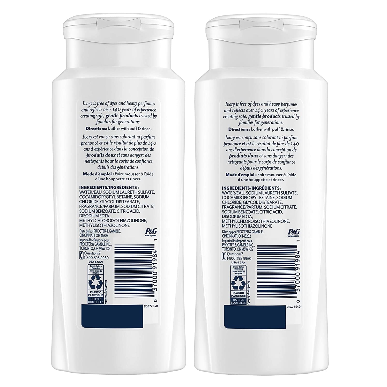 Foto 3 pulgar | Gel De Baño Con Aroma A Marfil Con Aloe, 620 Ml (paquete De 2) - Venta Internacional.